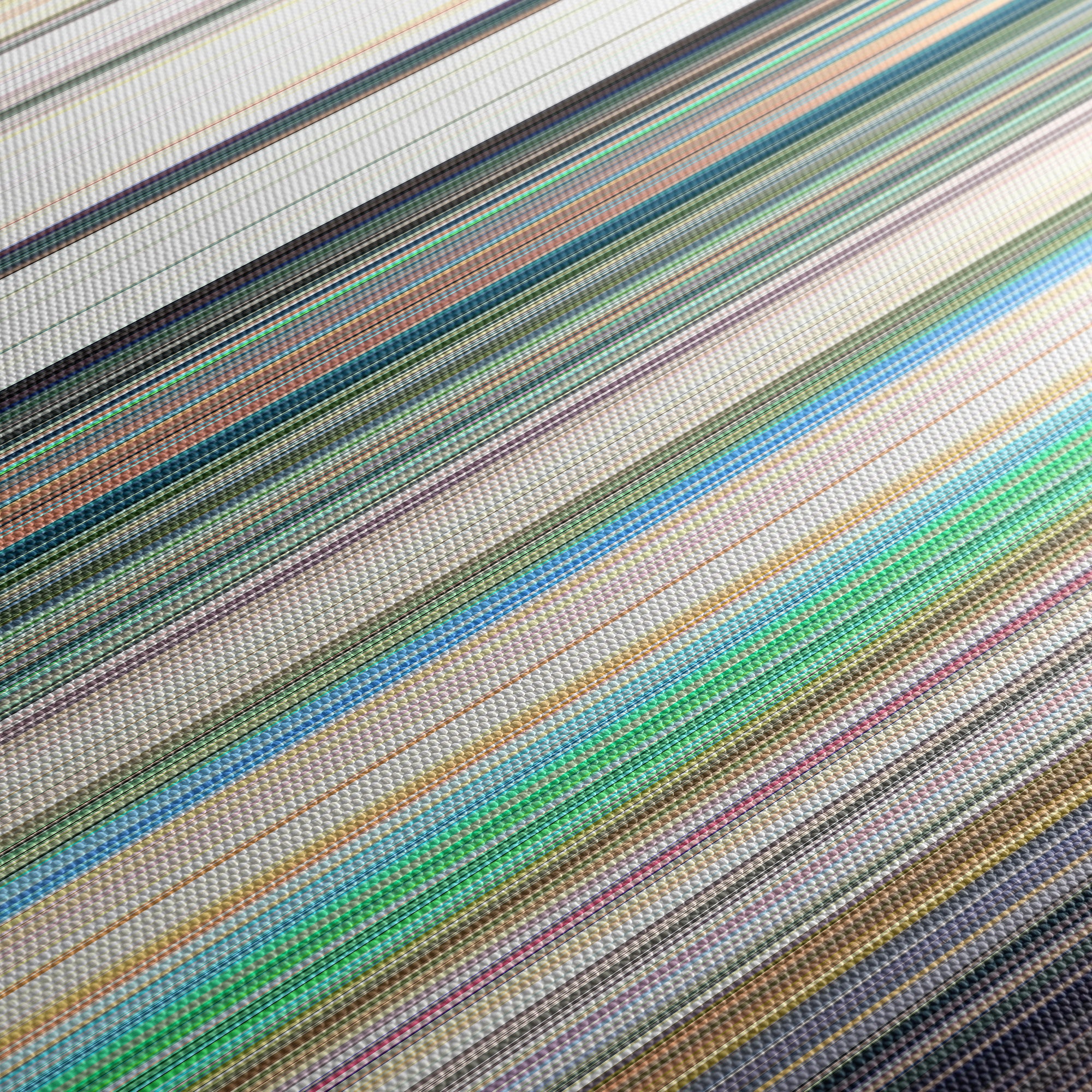 Only Yesterday (1991) CineSpectrum Color Spectrum Canvas Print - Close Up of Middle of Print