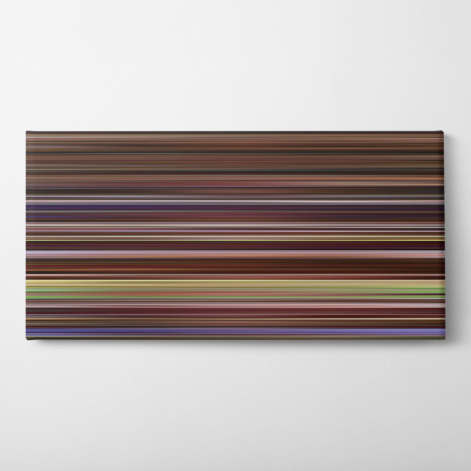 P.S. I Love You (2007) CineSpectrum Color Spectrum Canvas Print - Horizontal on Wall
