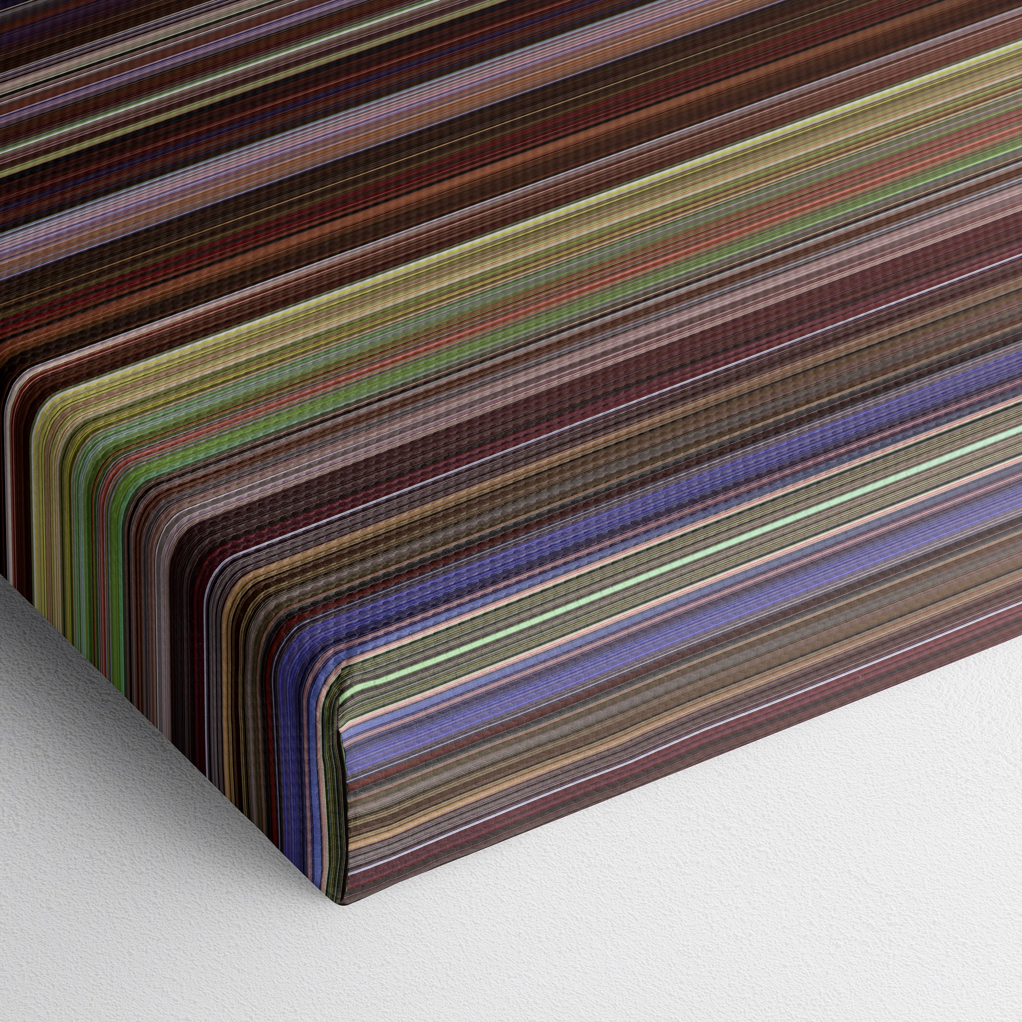 P.S. I Love You (2007) CineSpectrum Color Spectrum Canvas Print - Close Up of Bottom of Print
