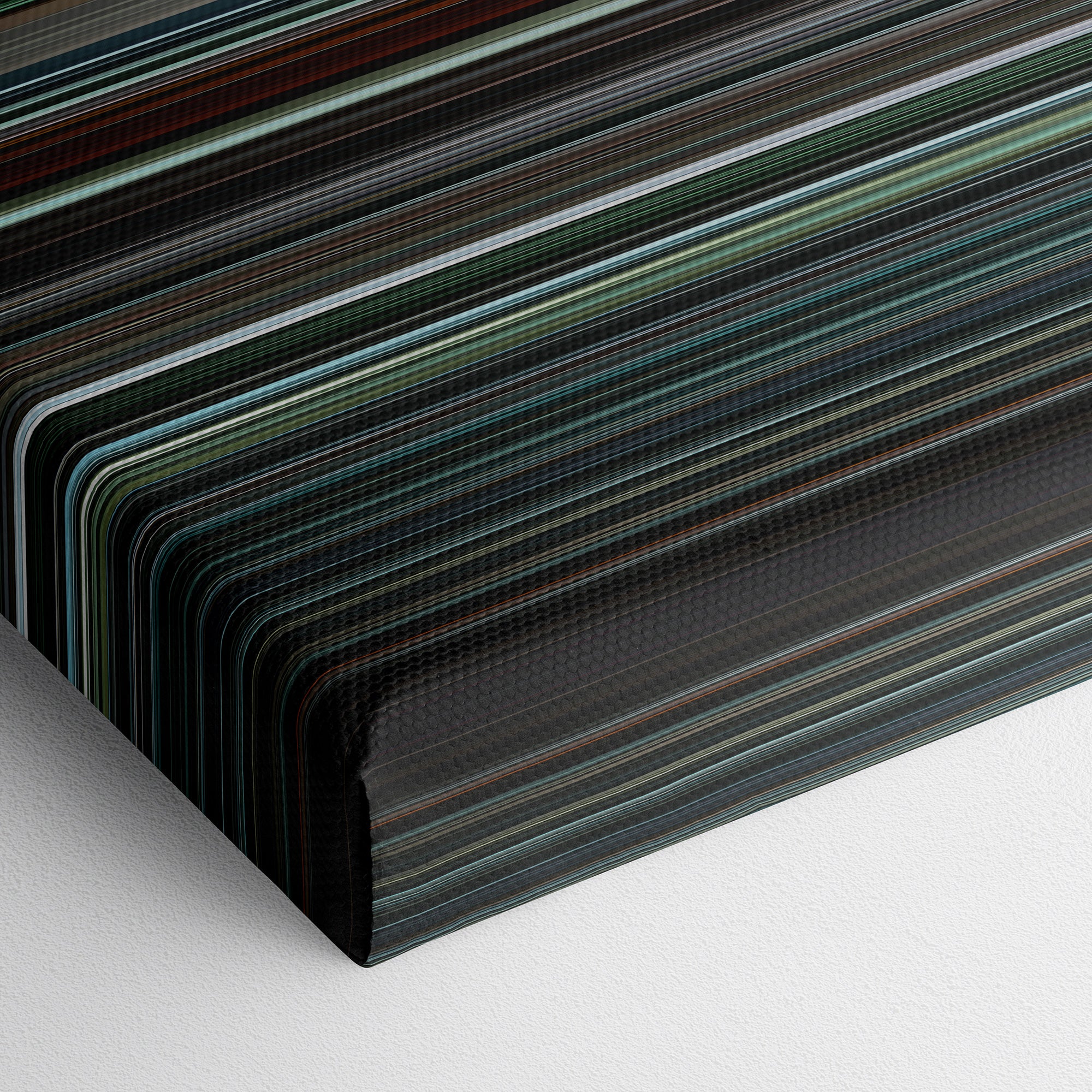 Paranormal Activity - Next of Kin (2021) CineSpectrum Color Spectrum Canvas Print - Close Up of Bottom of Print