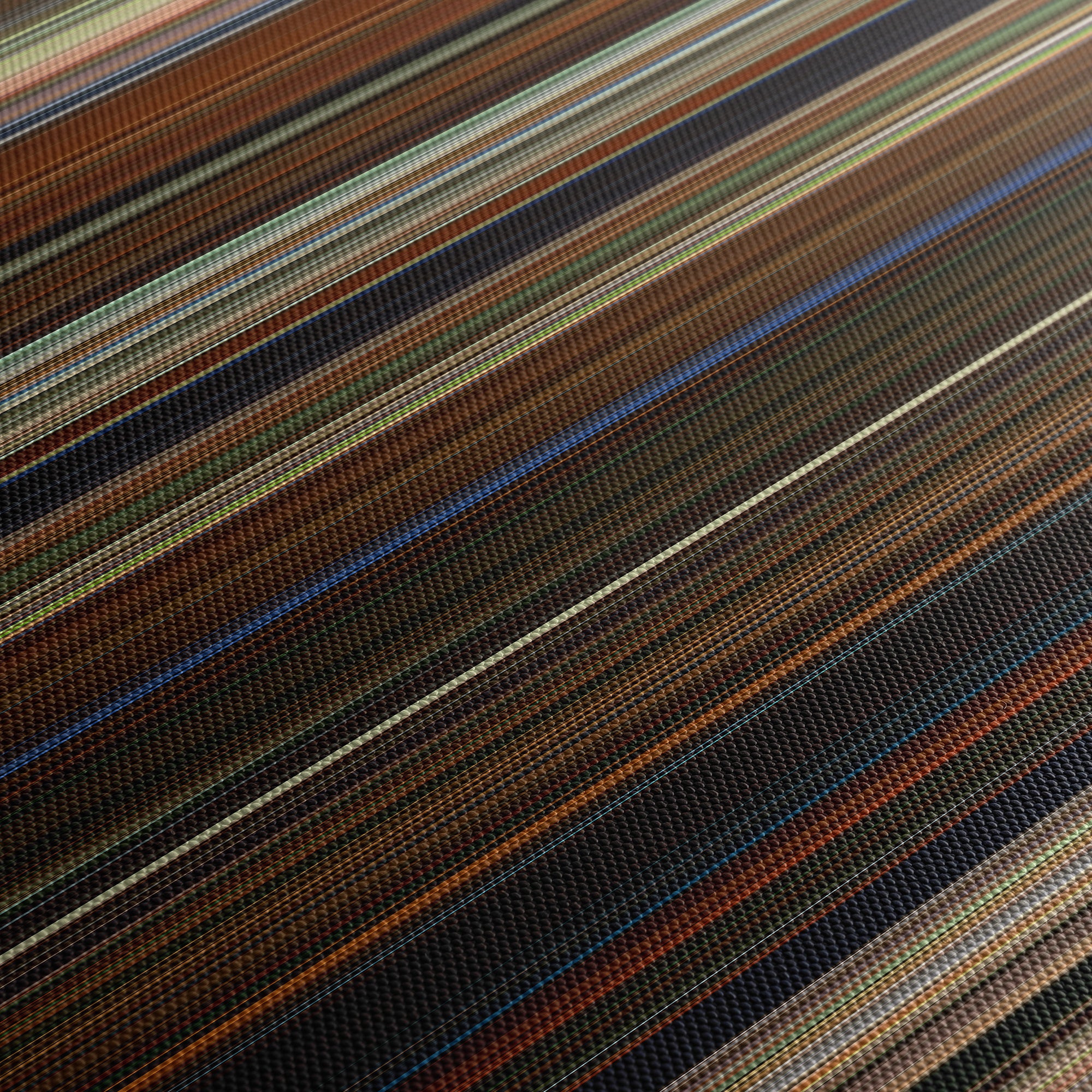 Parasite (2019) CineSpectrum Color Spectrum Canvas Print - Close Up of Middle of Print