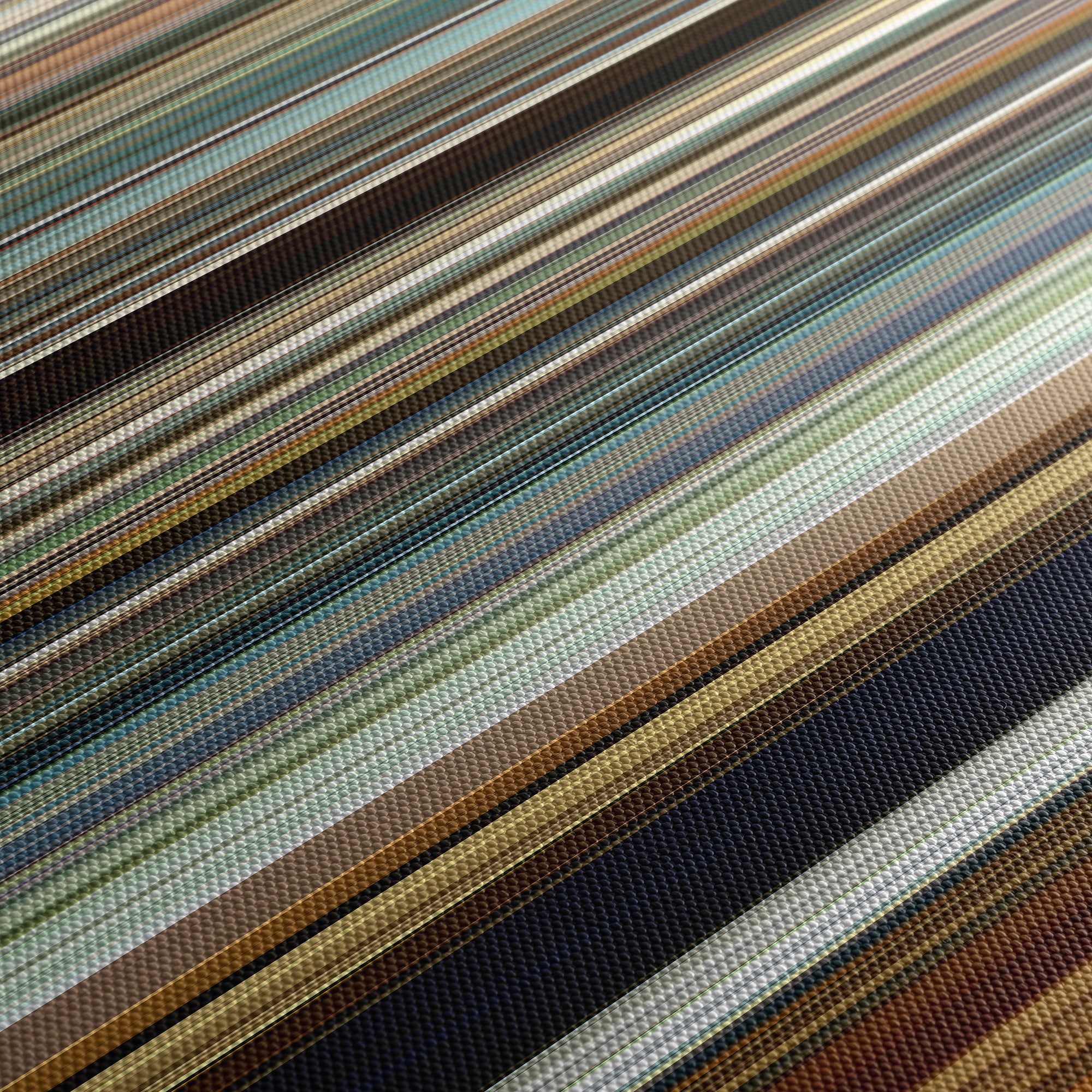Past Lives (2023) CineSpectrum Color Spectrum Canvas Print - Close Up of Middle of Print