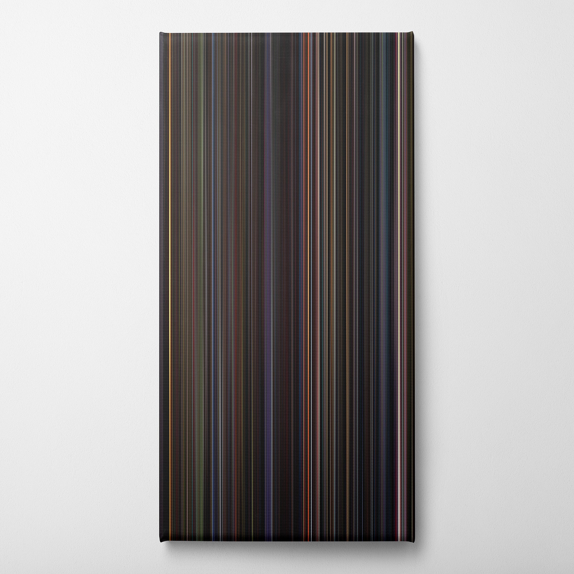 Pink Floyd - The Wall (1982) CineSpectrum Color Spectrum Canvas Print - Vertical on Wall
