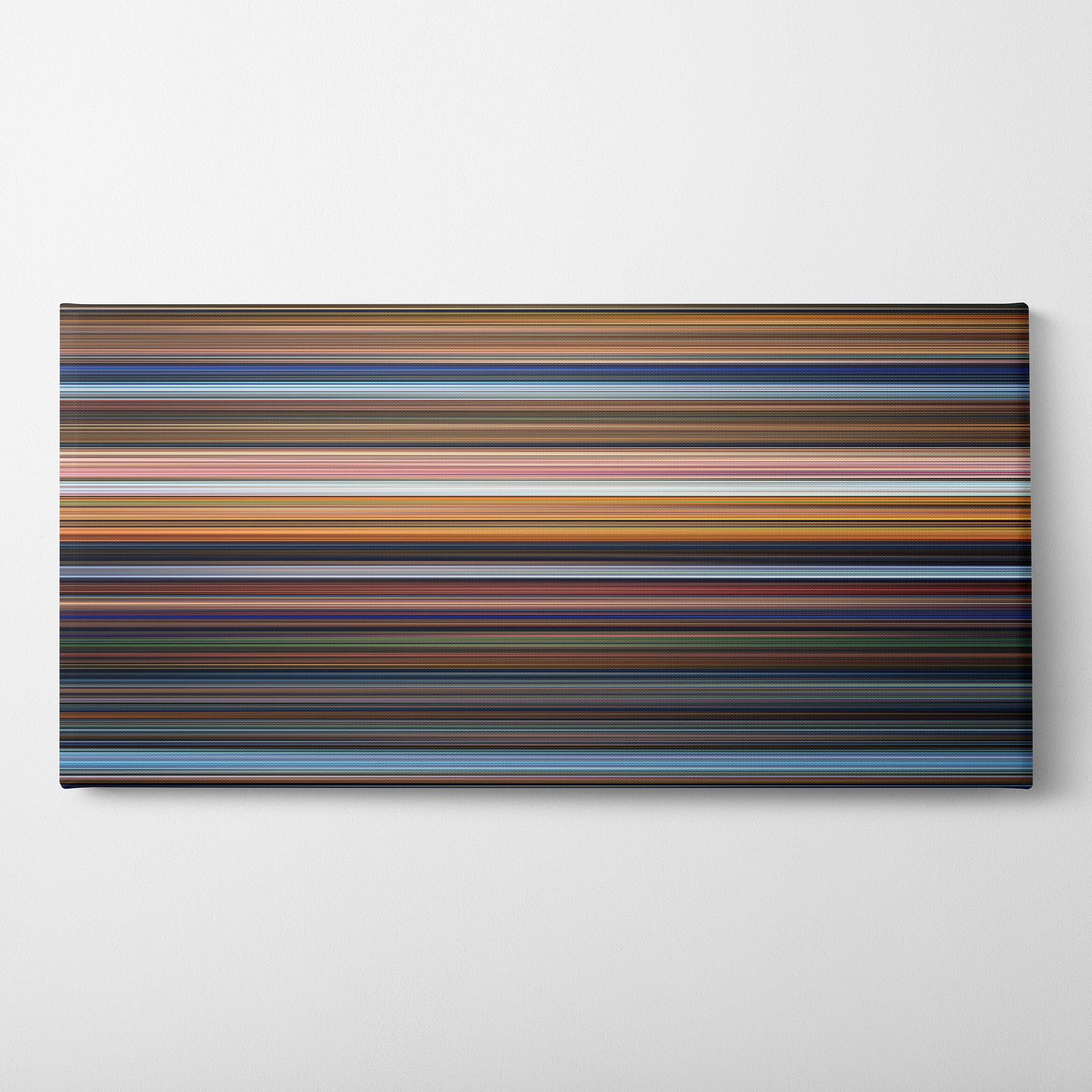 Pinocchio (1940) CineSpectrum Color Spectrum Canvas Print - Horizontal on Wall