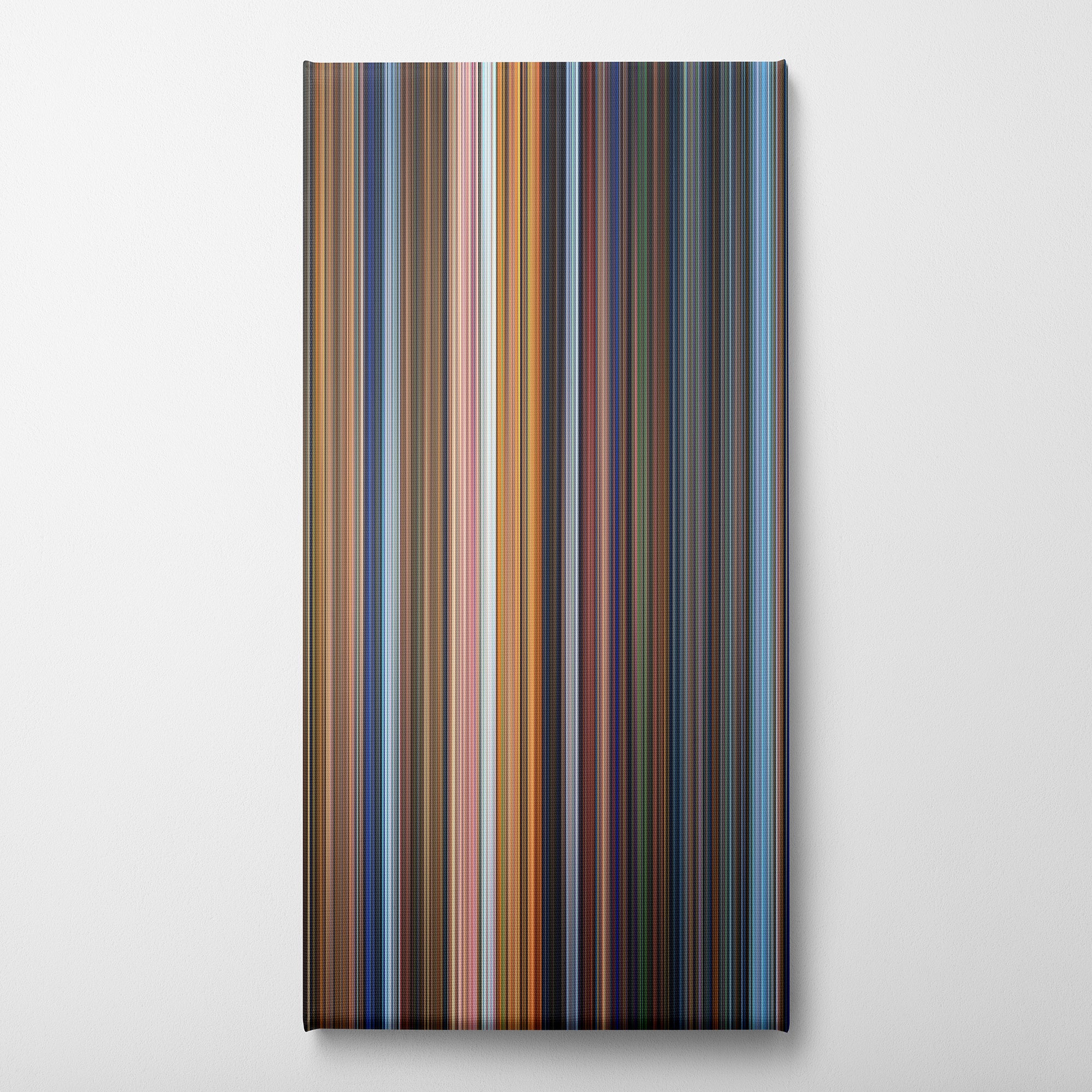 Pinocchio (1940) CineSpectrum Color Spectrum Canvas Print - Vertical on Wall