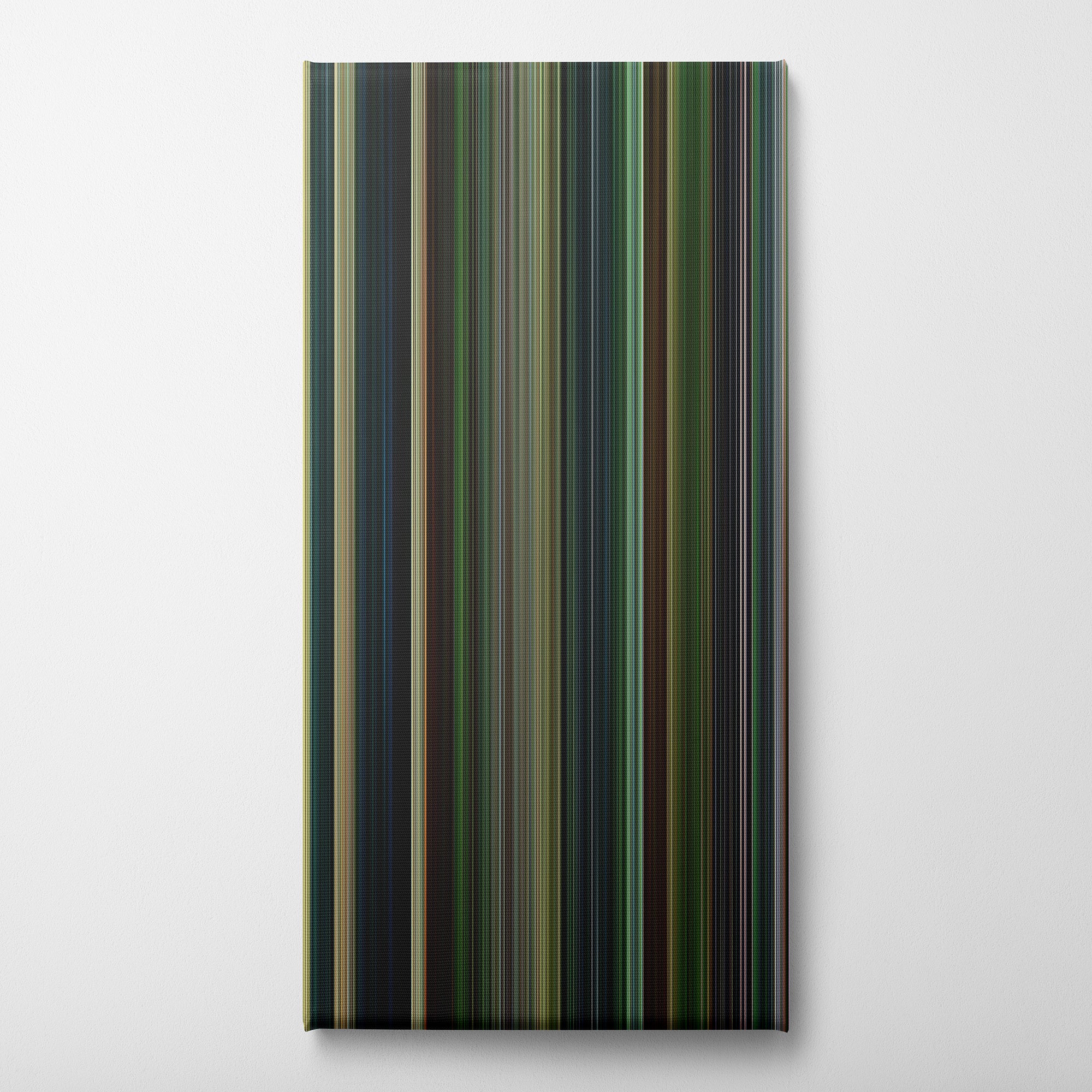Platoon (1986) CineSpectrum Color Spectrum Canvas Print - Vertical on Wall