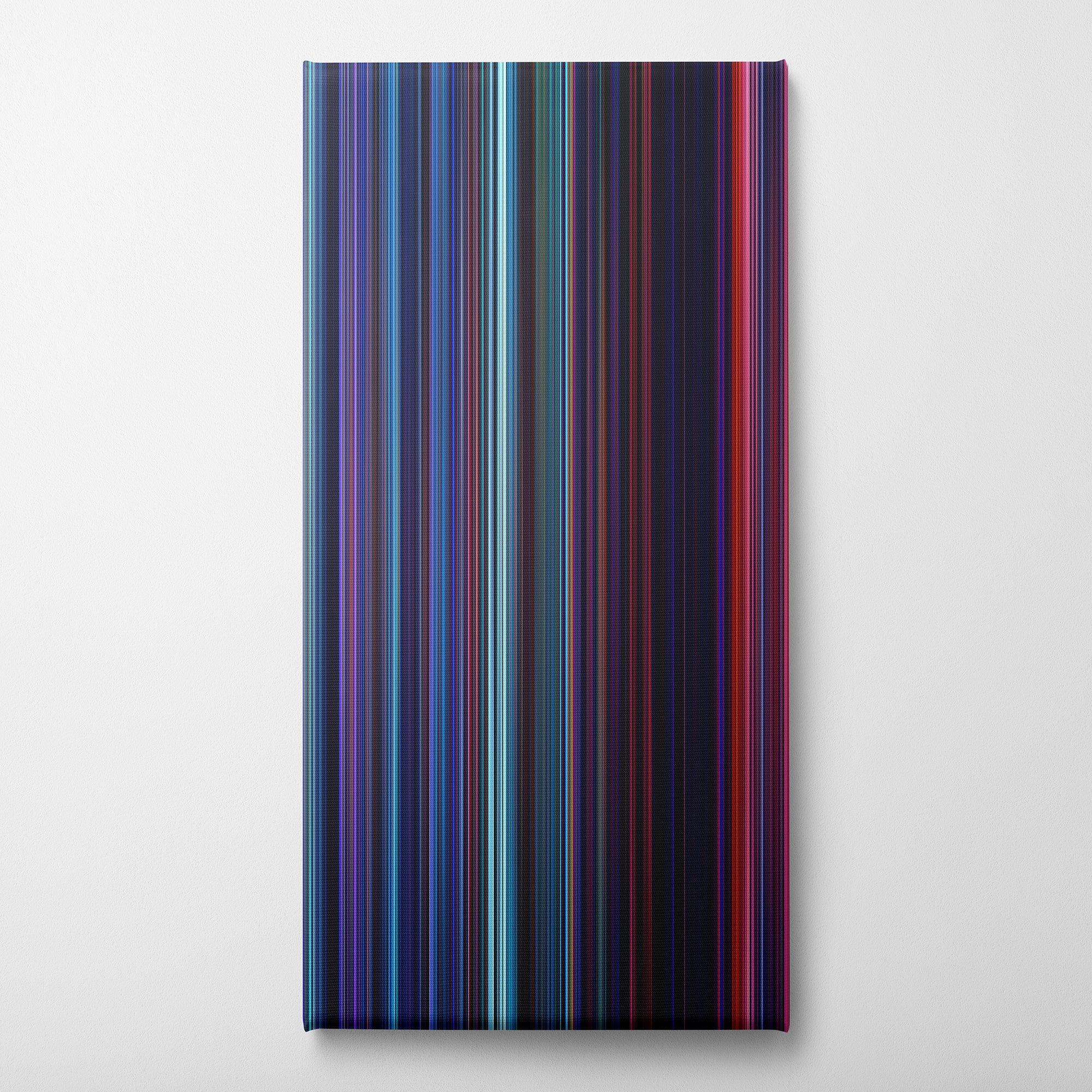Pocahontas (1995) CineSpectrum Color Spectrum Canvas Print - Vertical on Wall