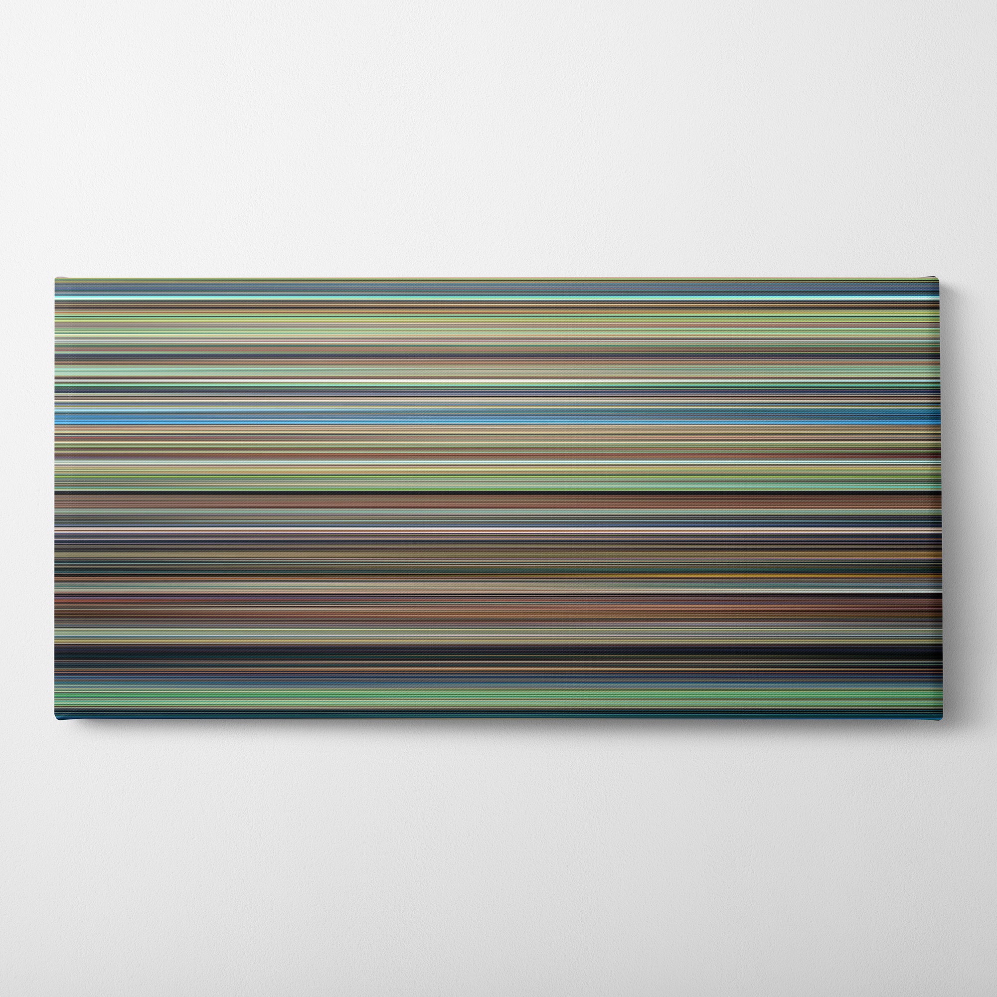Pom Poko (1994) CineSpectrum Color Spectrum Canvas Print - Horizontal on Wall