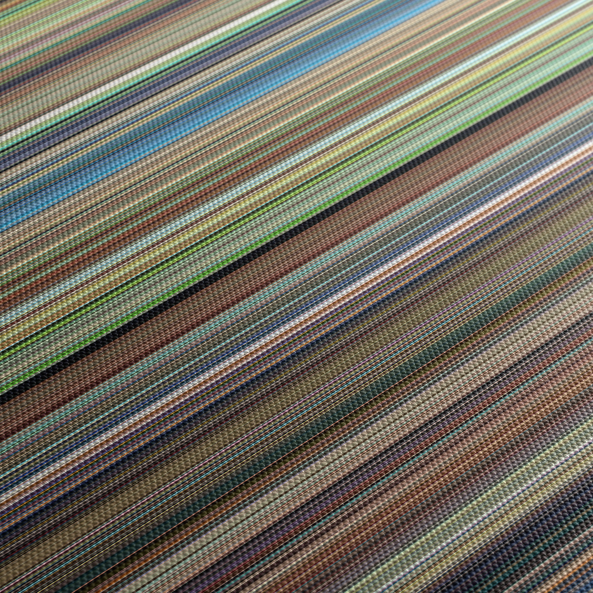 Pom Poko (1994) CineSpectrum Color Spectrum Canvas Print - Close Up of Middle of Print