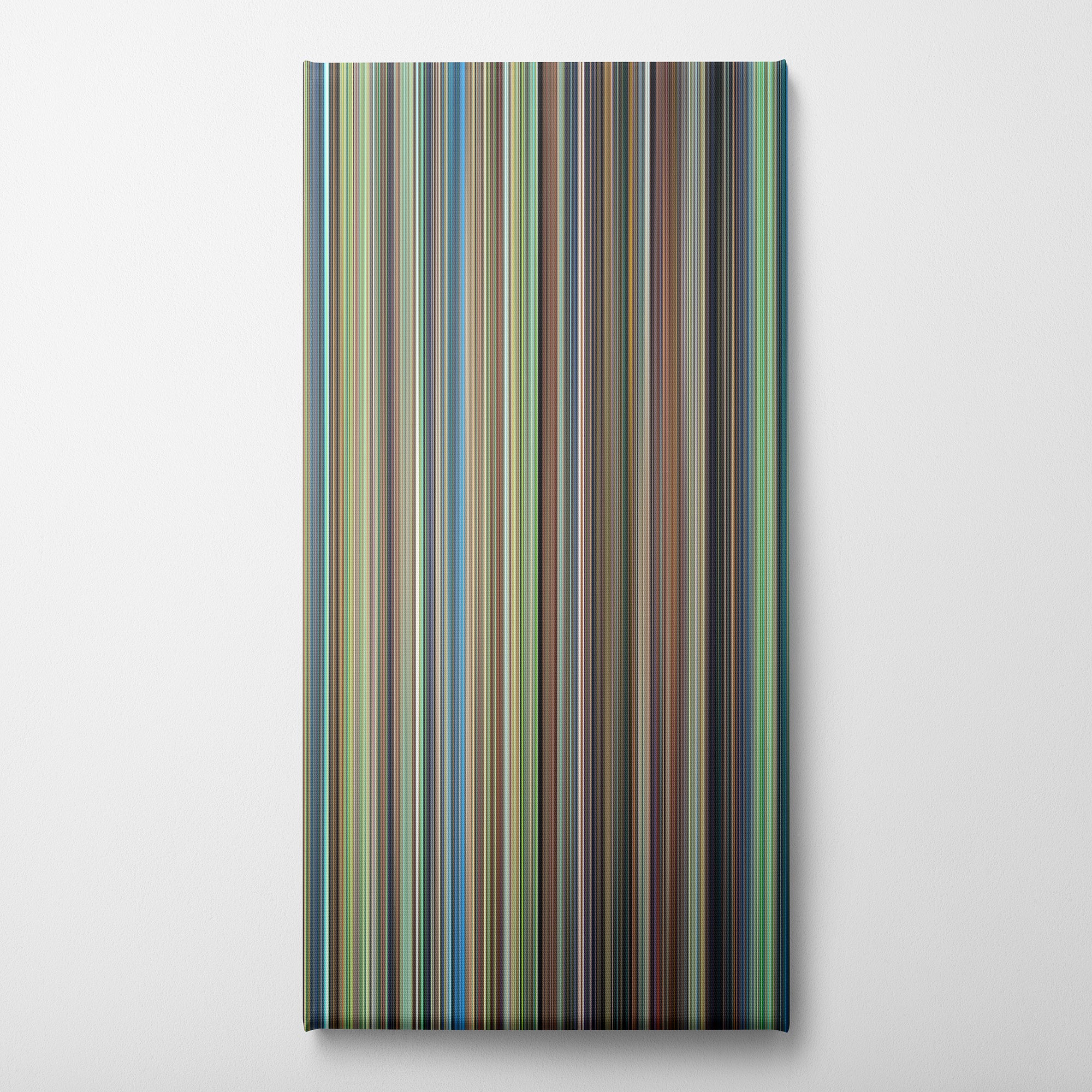 Pom Poko (1994) CineSpectrum Color Spectrum Canvas Print - Vertical on Wall