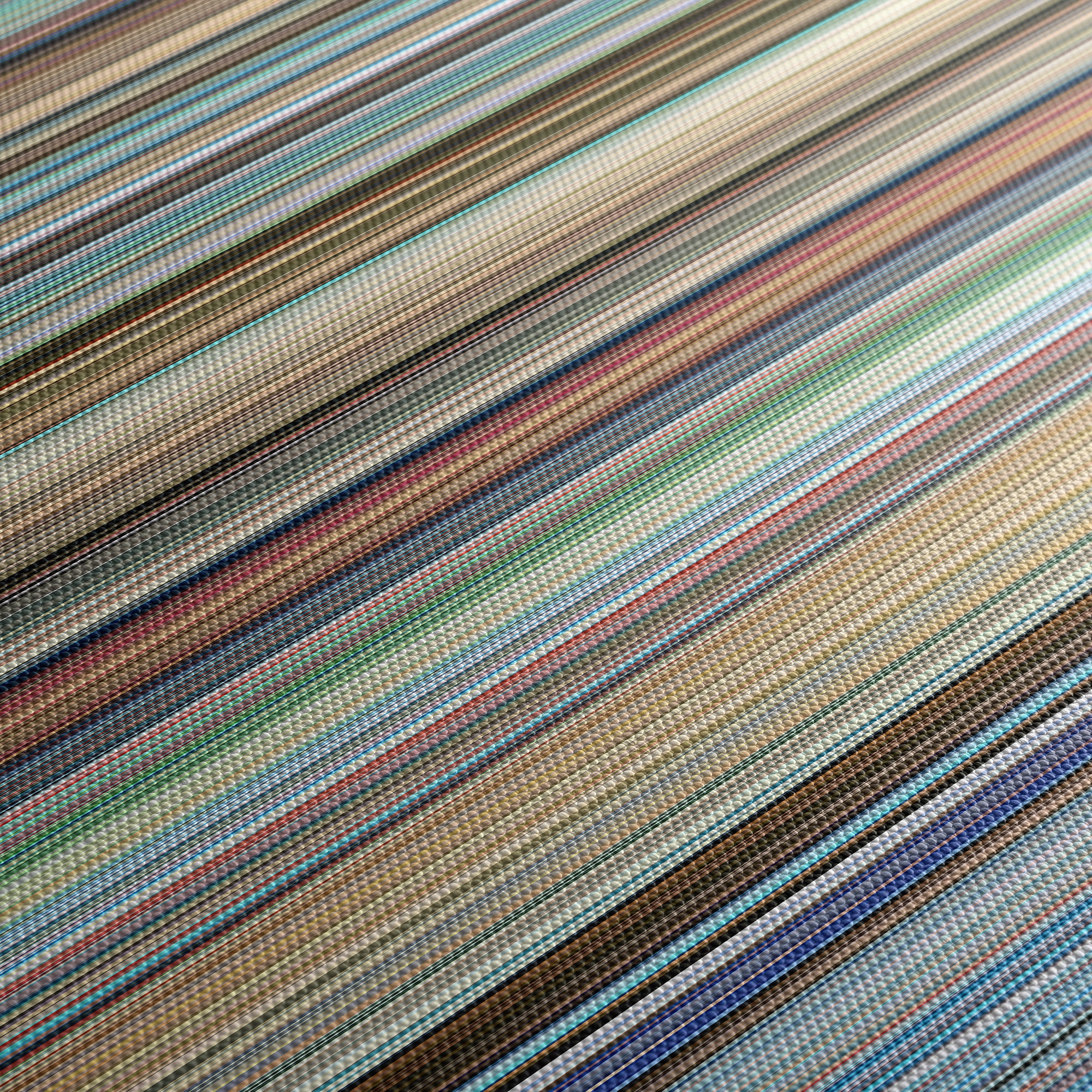 Porco Rosso (1992) CineSpectrum Color Spectrum Canvas Print - Close Up of Middle of Print