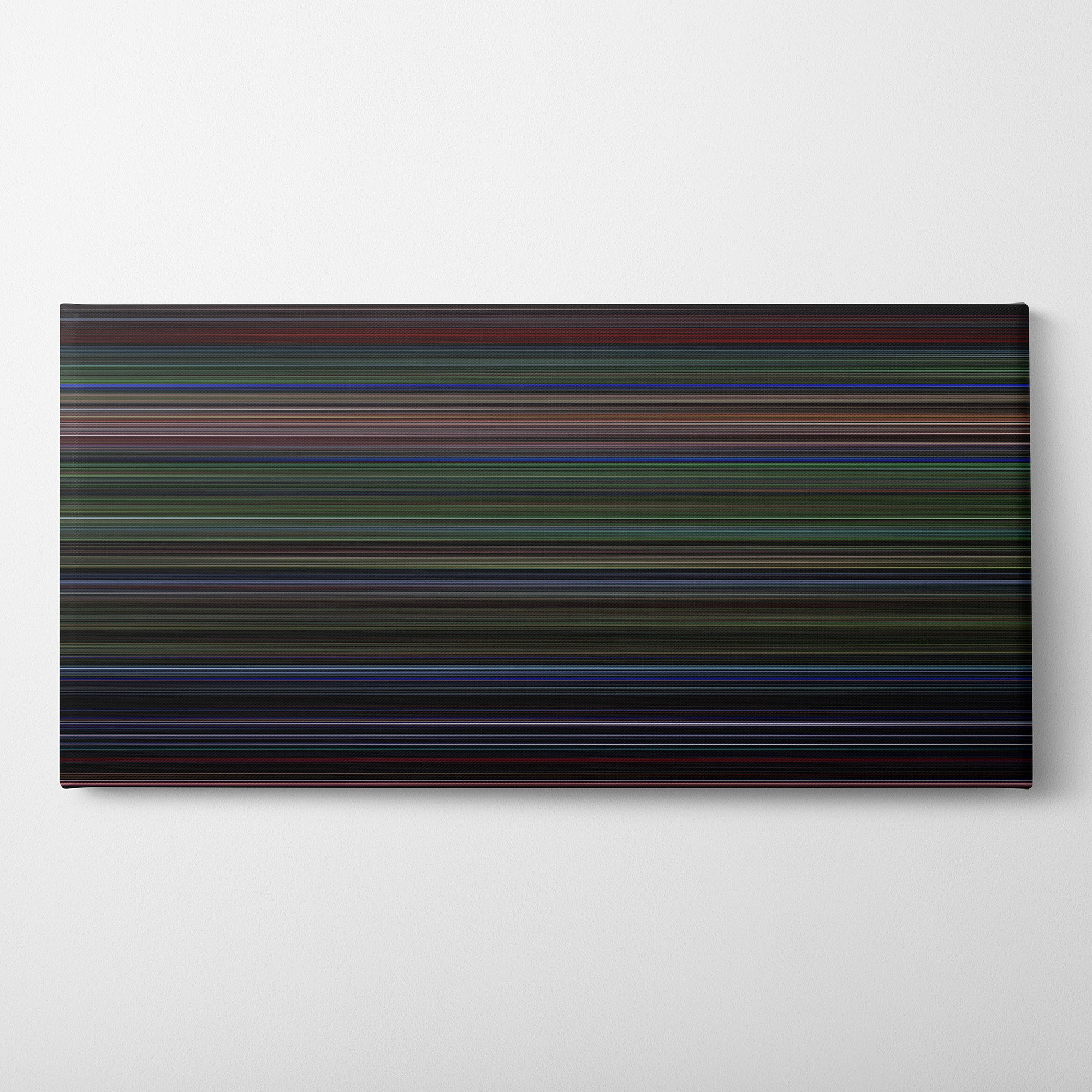 Predator (1987) CineSpectrum Color Spectrum Canvas Print - Horizontal on Wall