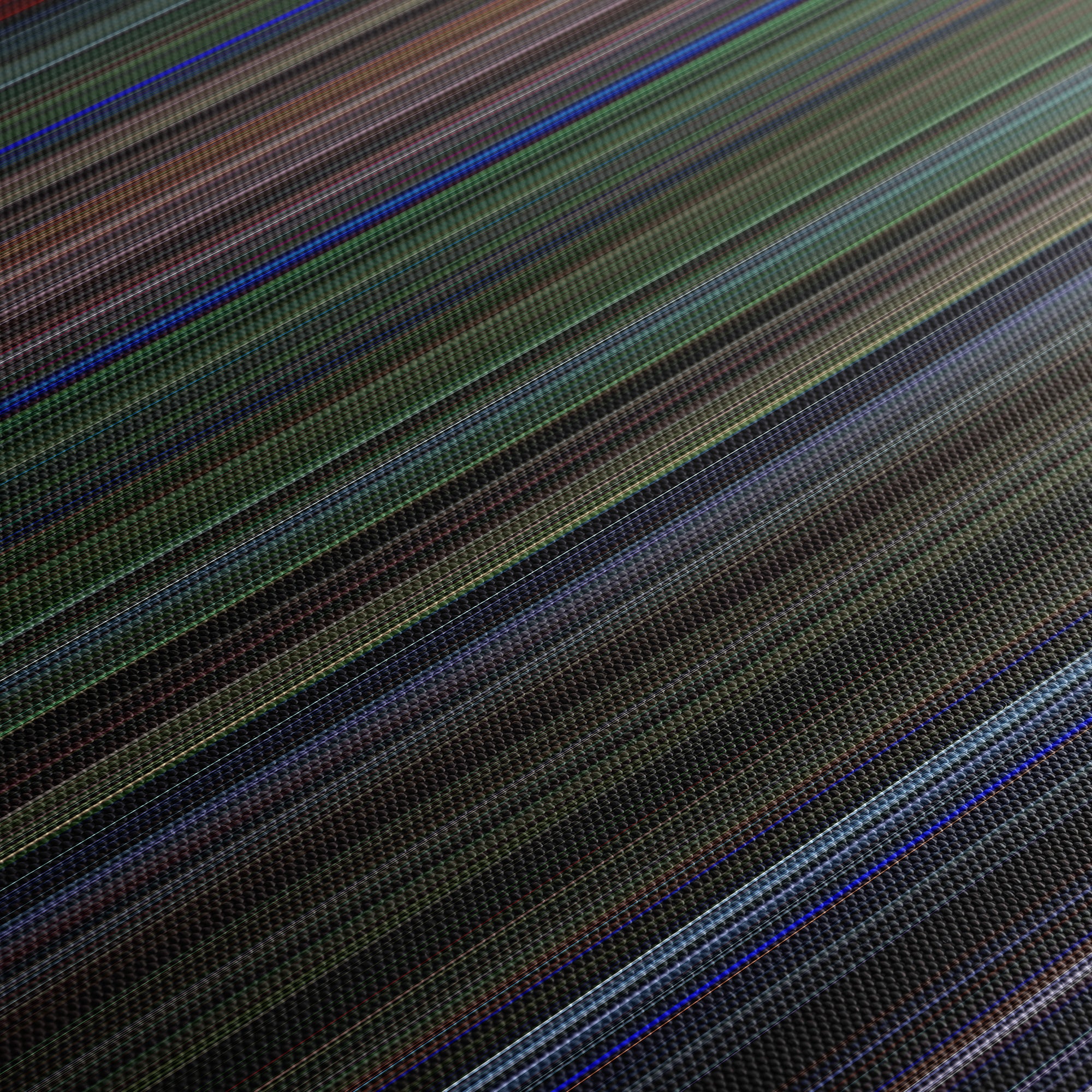 Predator (1987) CineSpectrum Color Spectrum Canvas Print - Close Up of Middle of Print