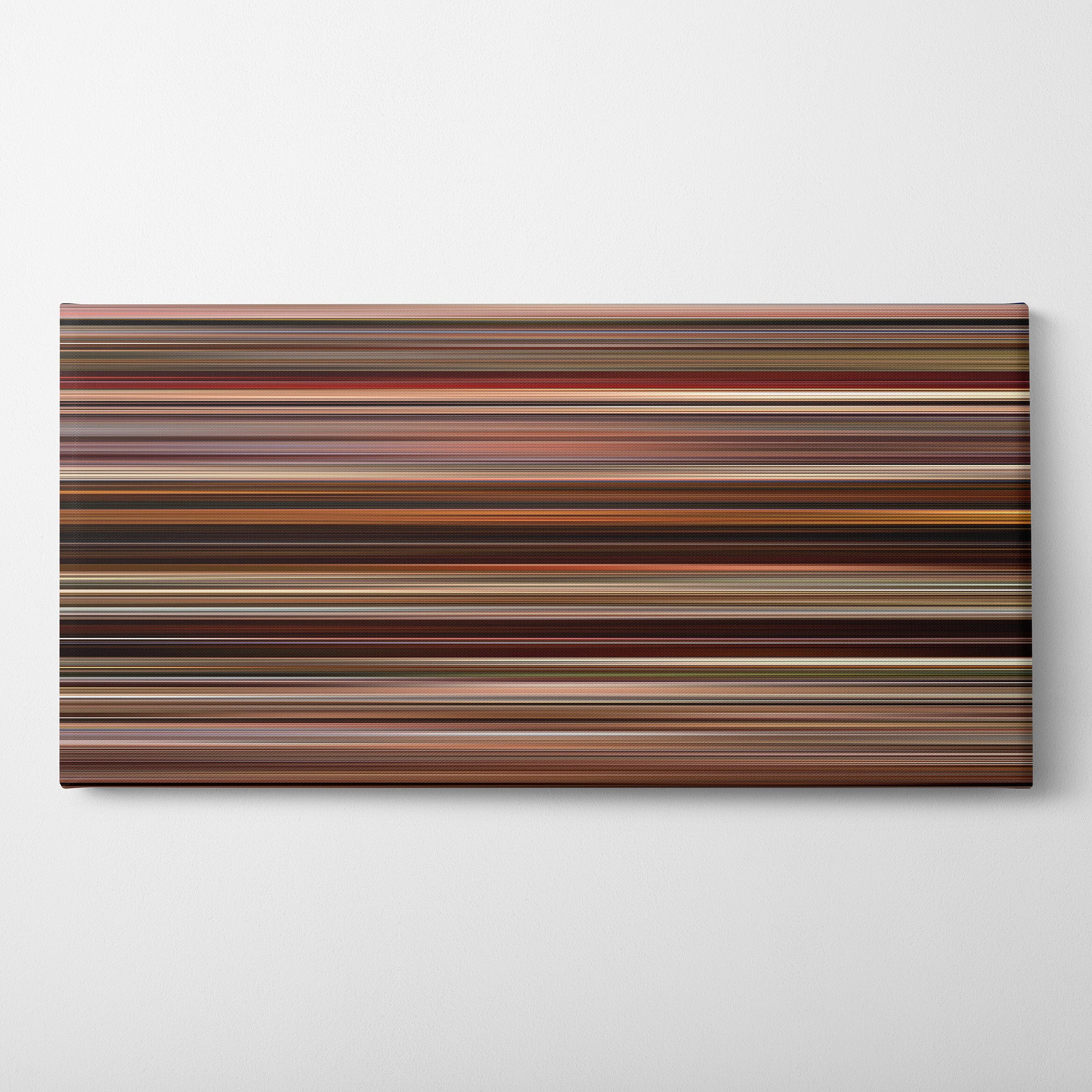 Pulp Fiction (1994) CineSpectrum Color Spectrum Canvas Print - Horizontal on Wall