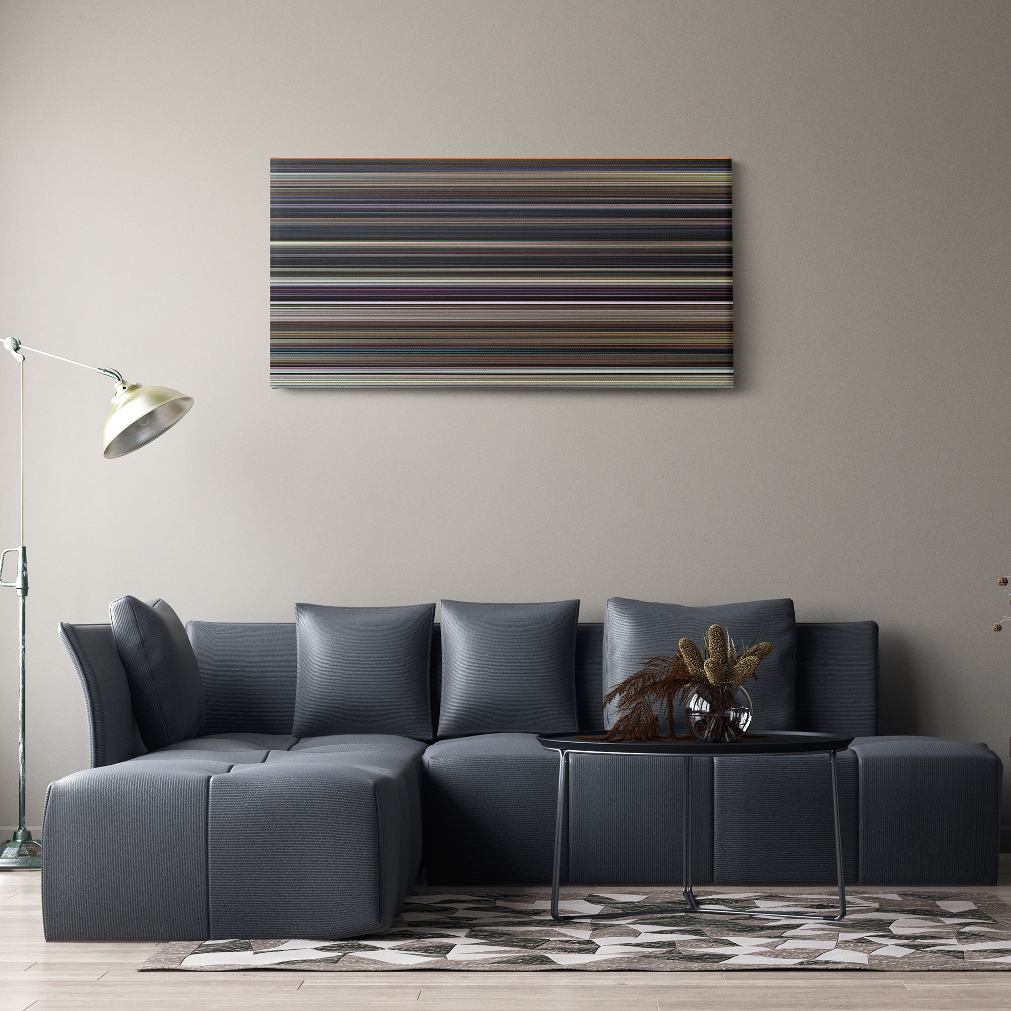 Quadrophenia (1979) CineSpectrum Color Spectrum Canvas Print - Hanging Horizontal on Wall in Room
