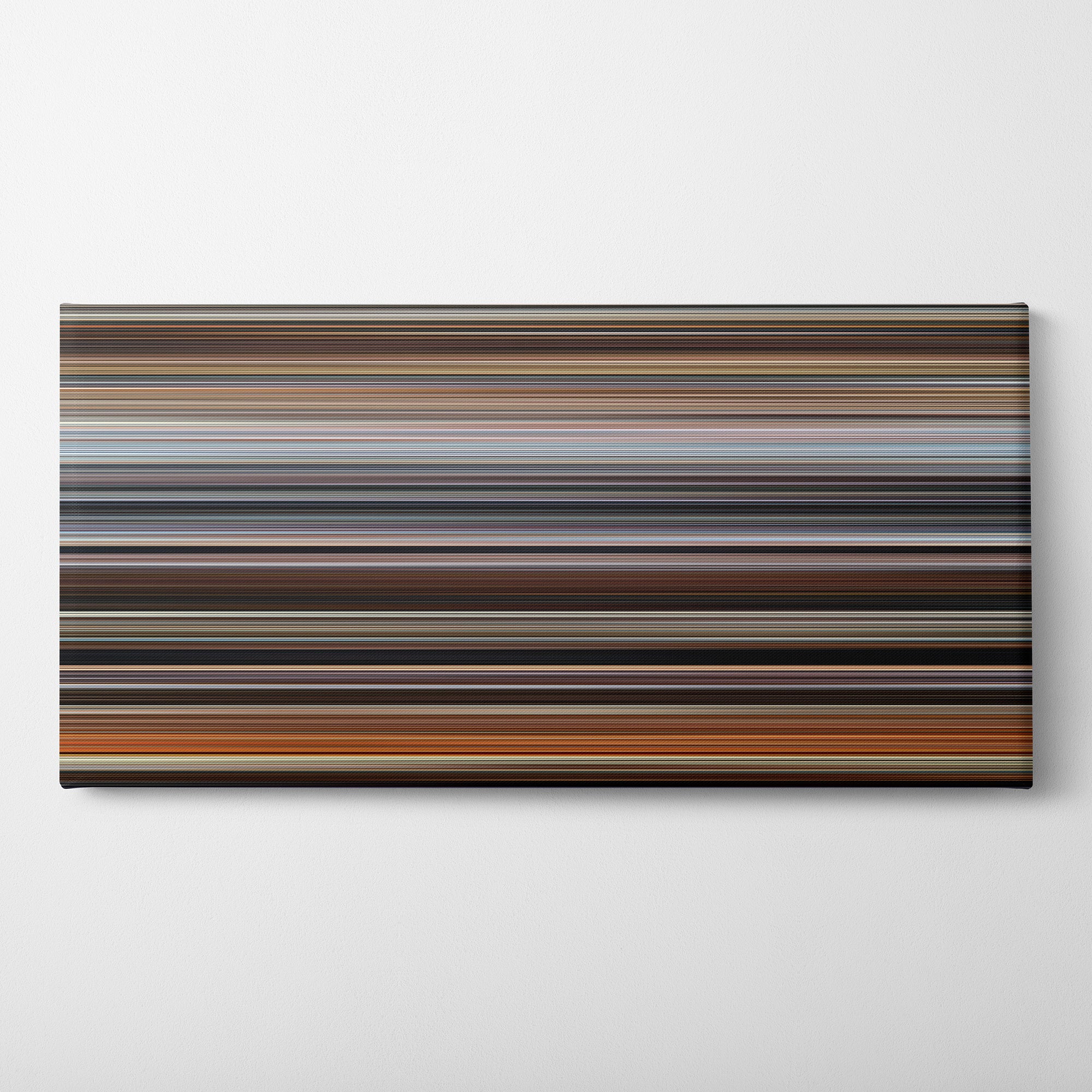 Quantum of Solace (2008) CineSpectrum Color Spectrum Canvas Print - Horizontal on Wall