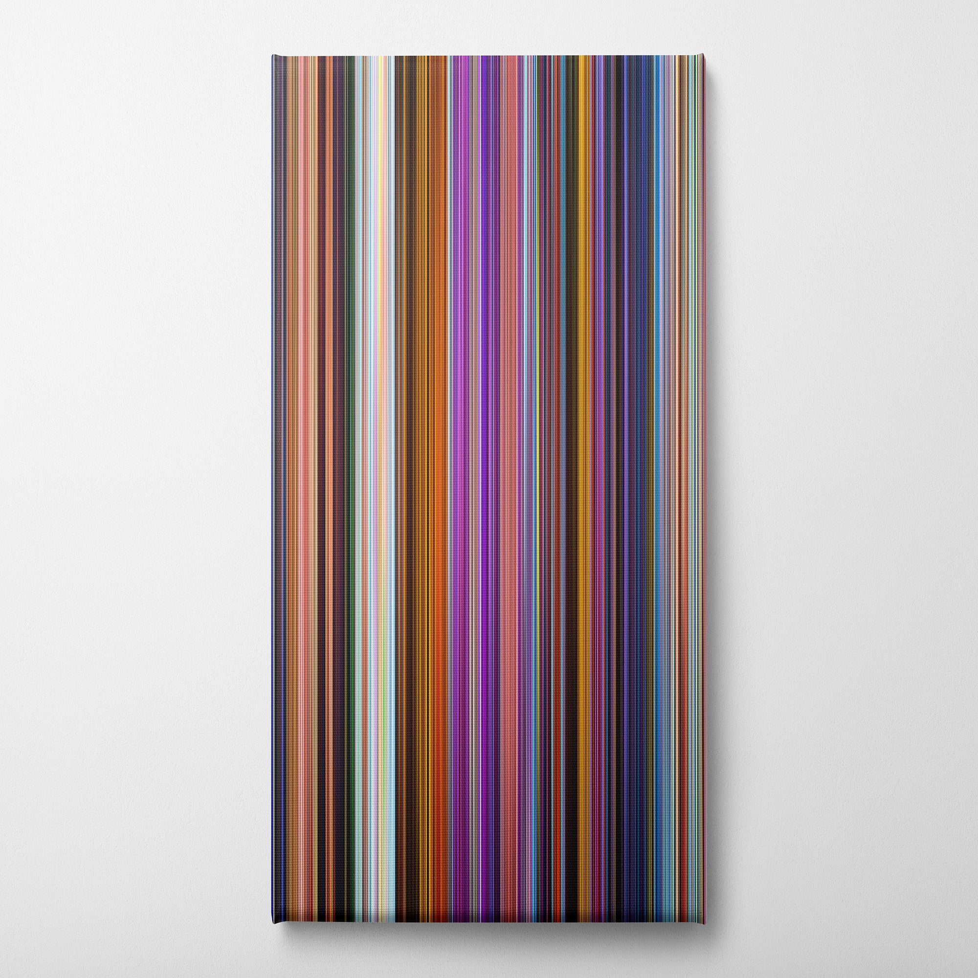 Ralph Breaks the Internet (2018) CineSpectrum Color Spectrum Canvas Print - Vertical on Wall