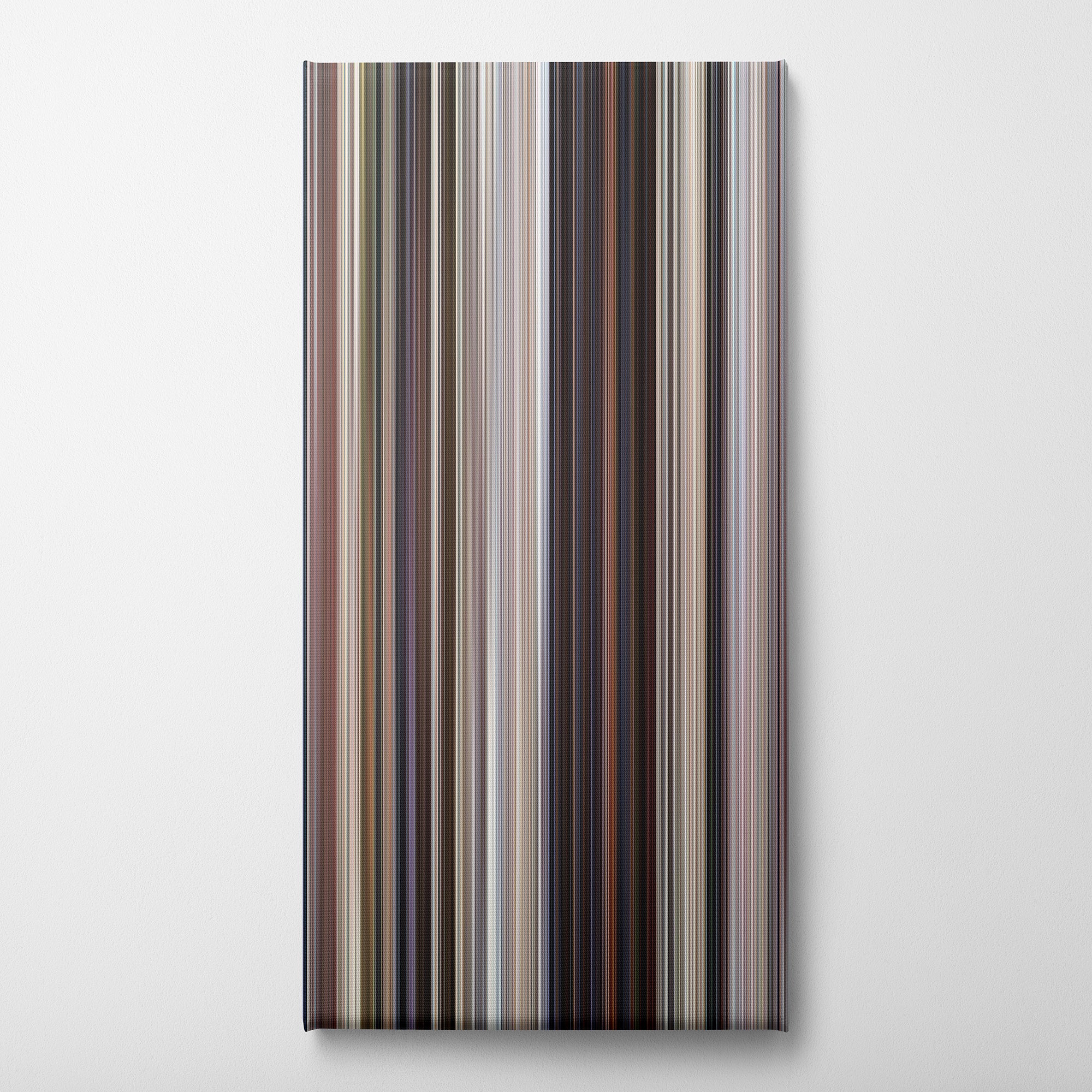 Rambo III (1988) CineSpectrum Color Spectrum Canvas Print - Vertical on Wall