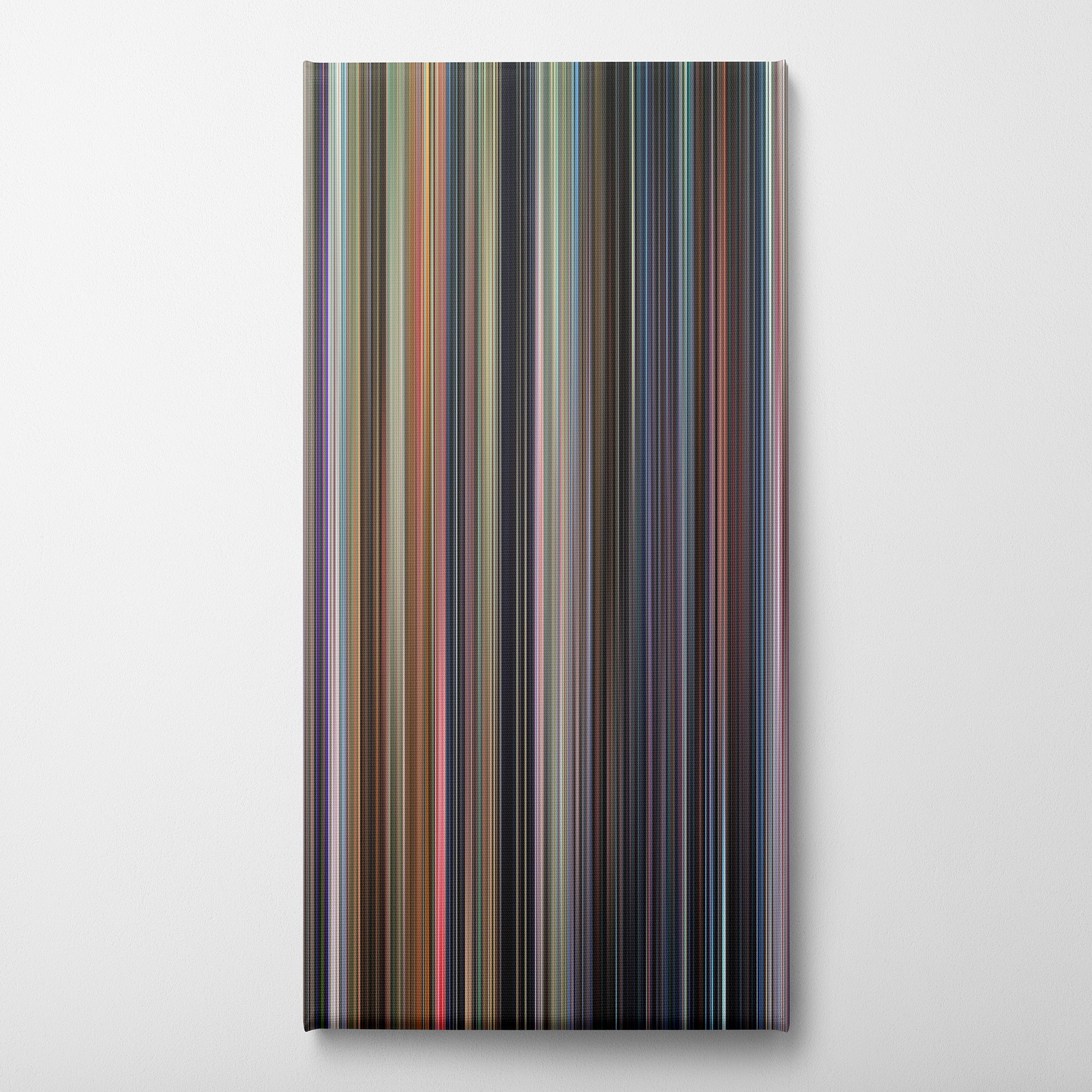 Re-Animator (1985) CineSpectrum Color Spectrum Canvas Print - Vertical on Wall