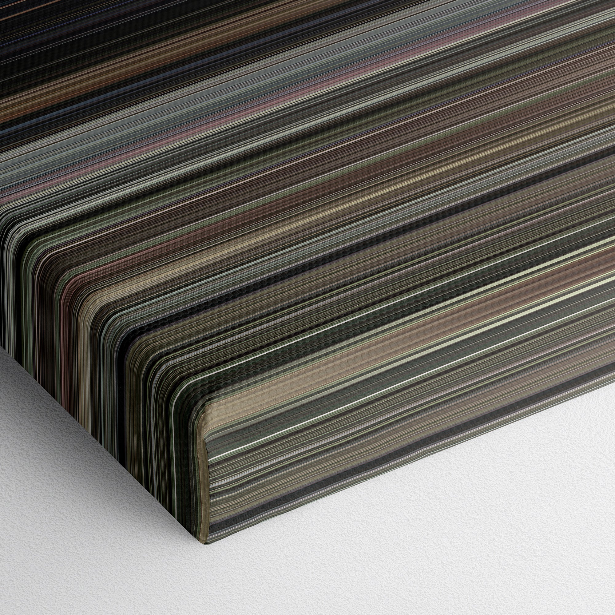 Red State (2011) CineSpectrum Color Spectrum Canvas Print - Close Up of Bottom of Print
