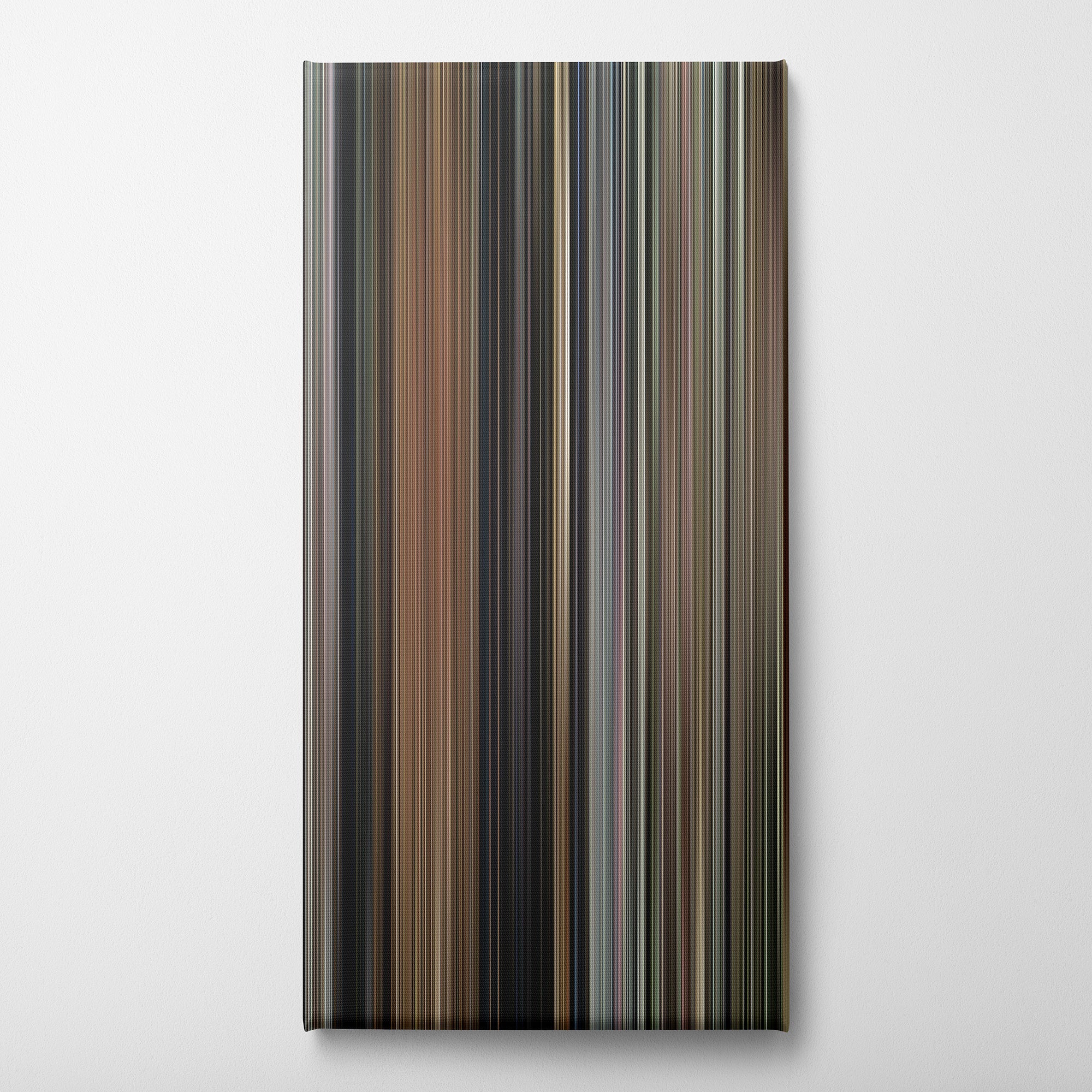 Red State (2011) CineSpectrum Color Spectrum Canvas Print - Vertical on Wall
