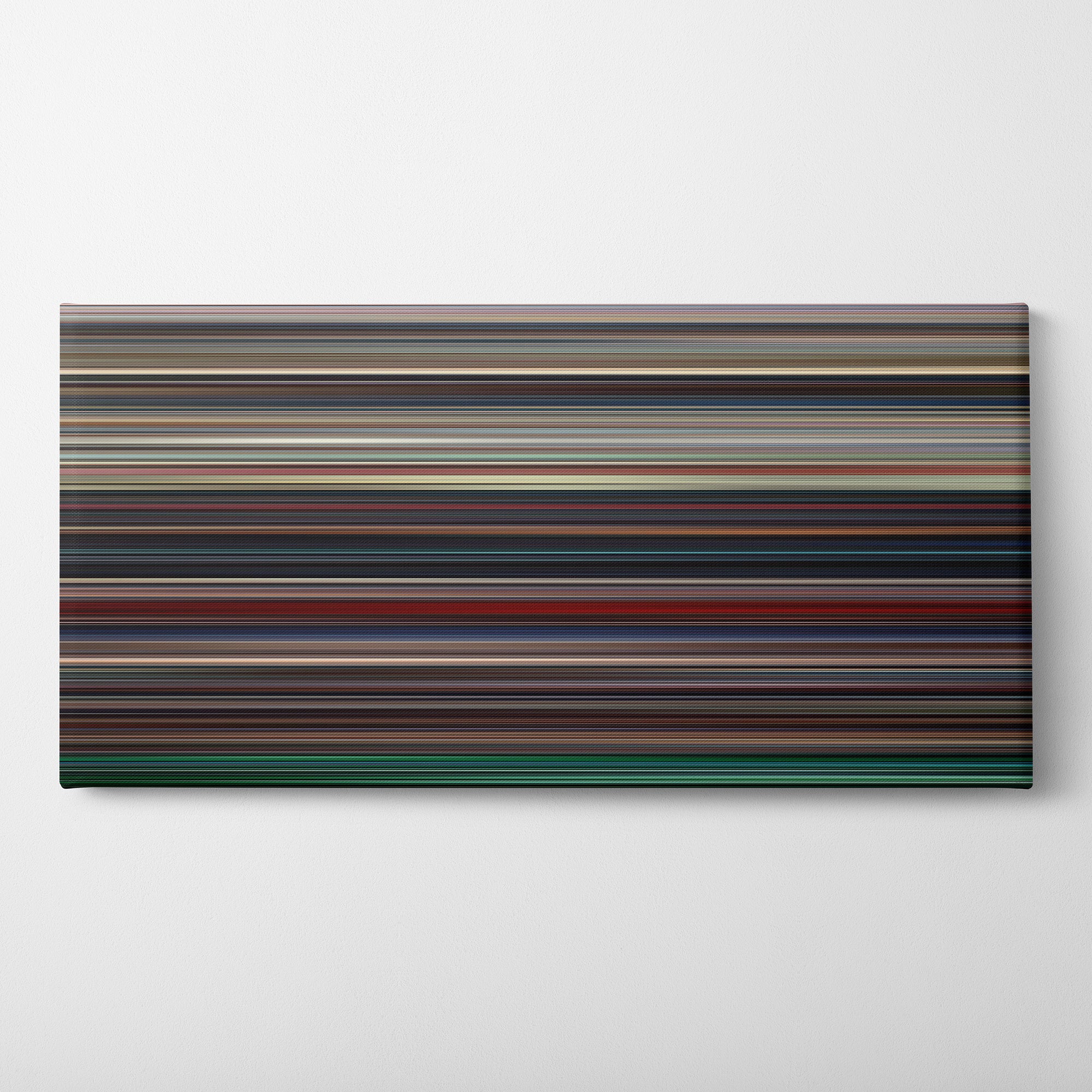 Repo Man (1984) CineSpectrum Color Spectrum Canvas Print - Horizontal on Wall