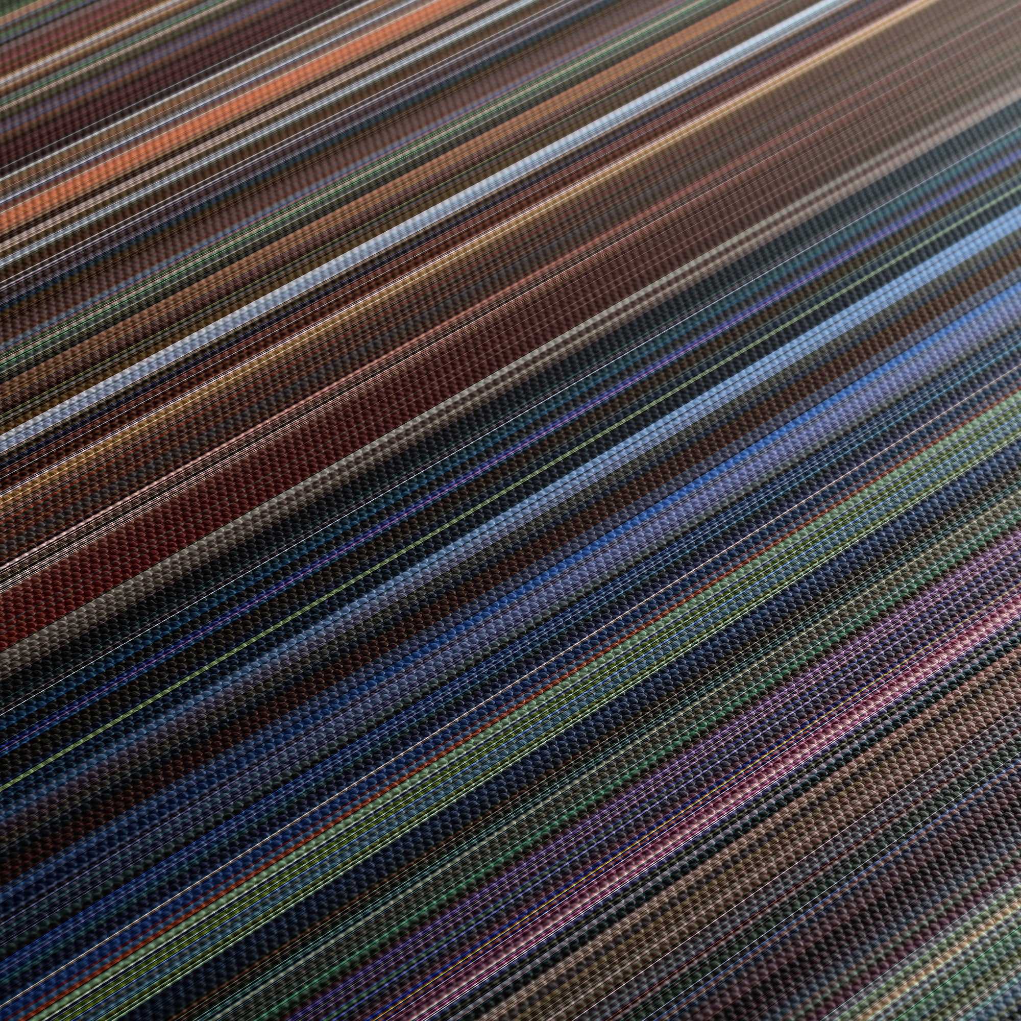 Requiem for a Dream (2000) CineSpectrum Color Spectrum Canvas Print - Close Up of Middle of Print