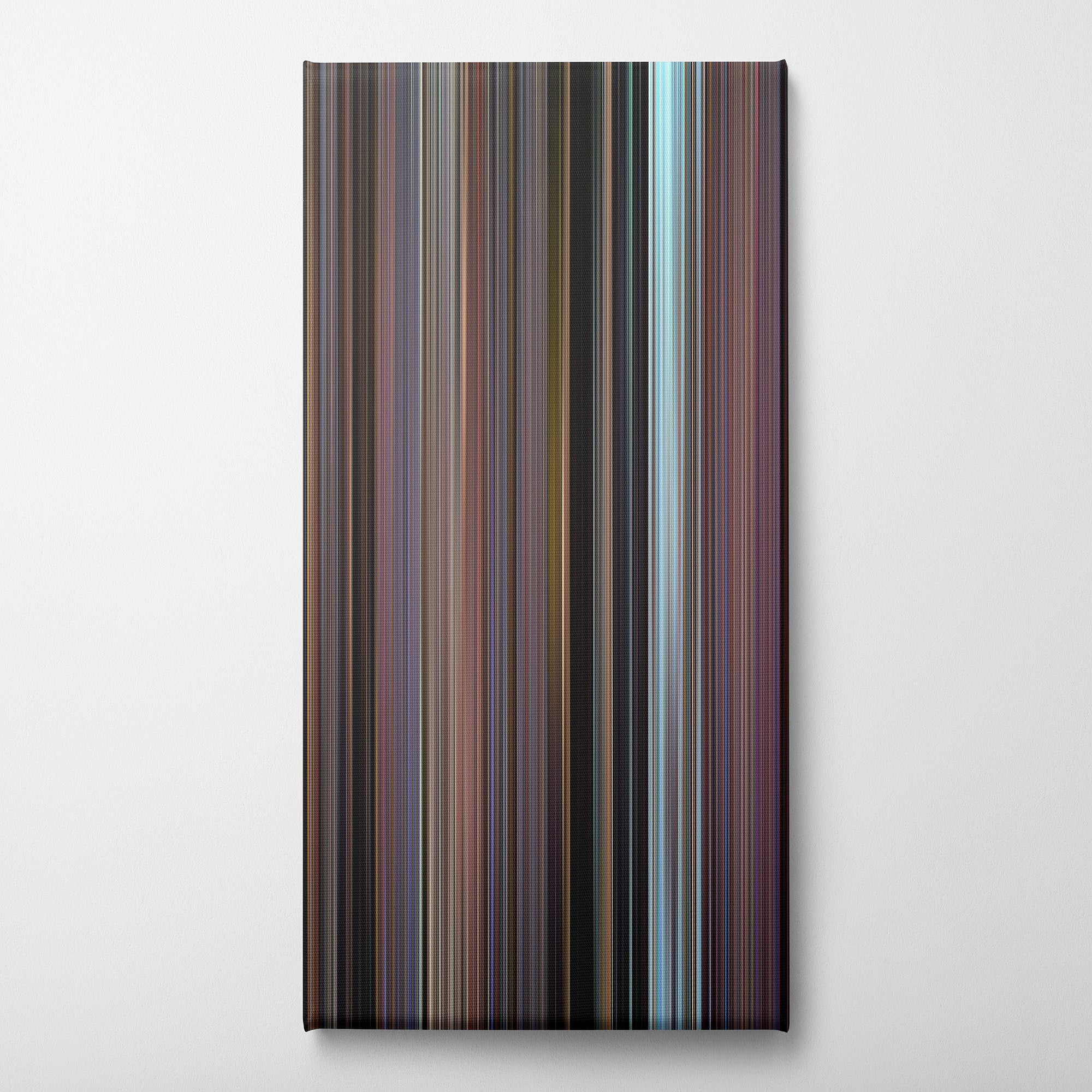 Rocky III (1982) CineSpectrum Color Spectrum Canvas Print - Vertical on Wall