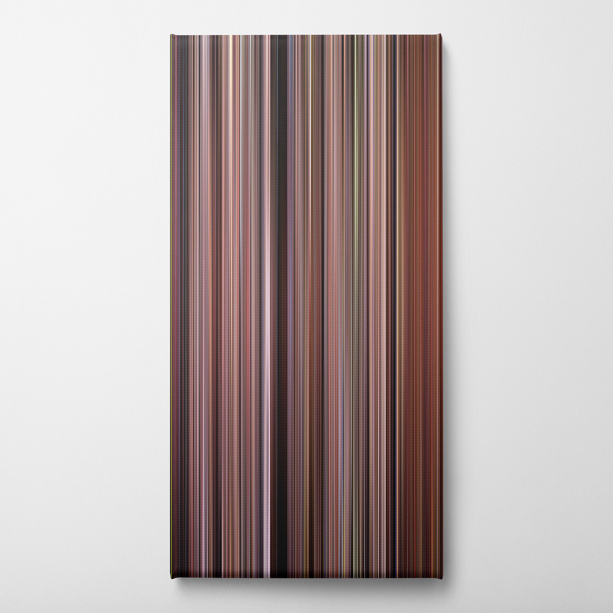Rocky II (1979) CineSpectrum Color Spectrum Canvas Print - Vertical on Wall