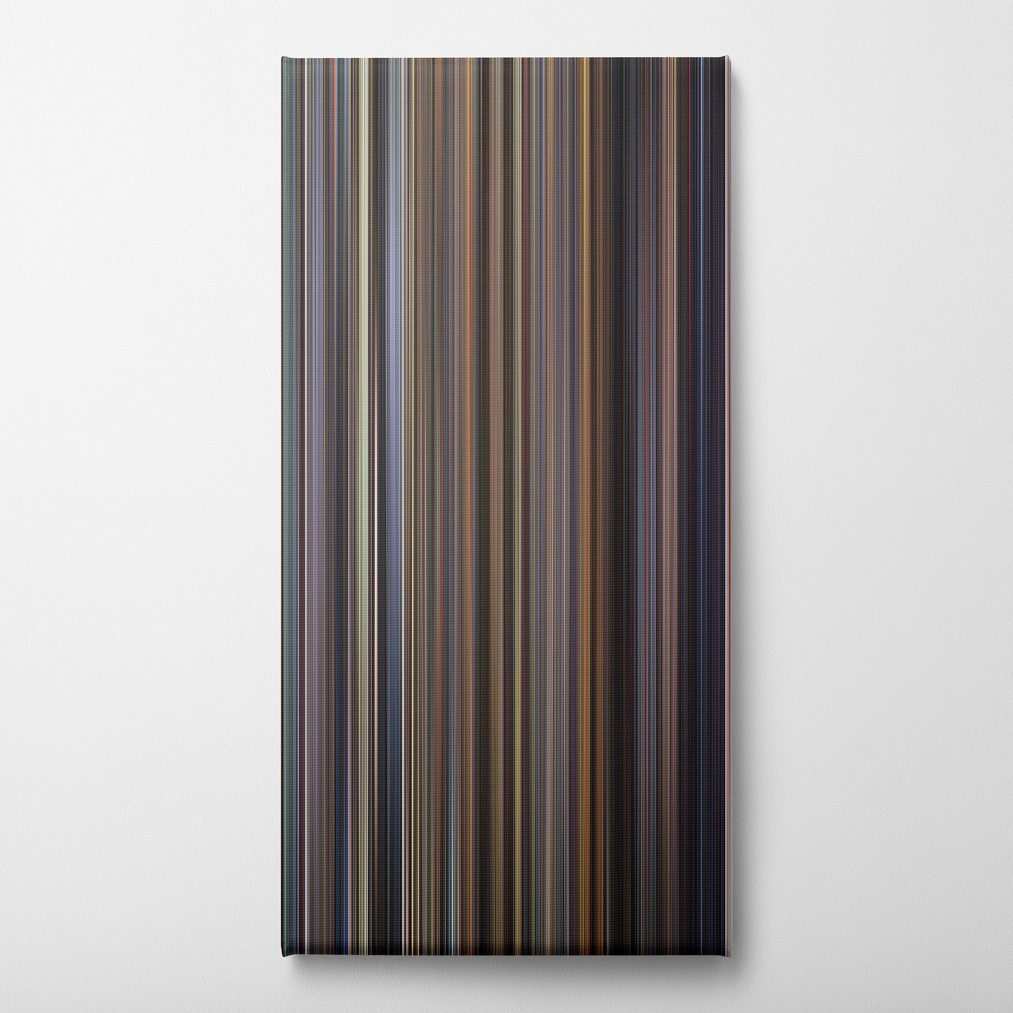 Rocky V (1990) CineSpectrum Color Spectrum Canvas Print - Vertical on Wall