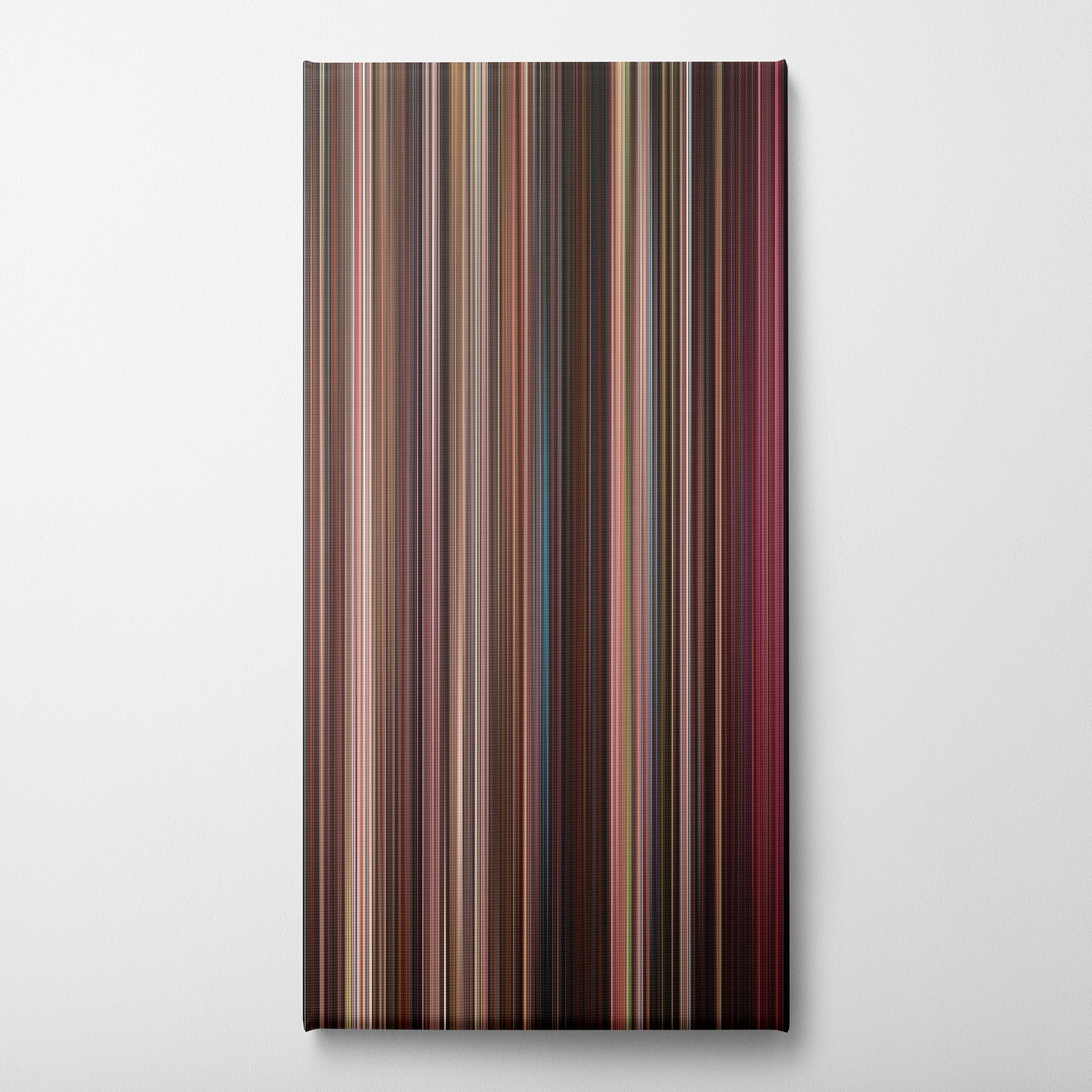 Rocky (1976) CineSpectrum Color Spectrum Canvas Print - Vertical on Wall