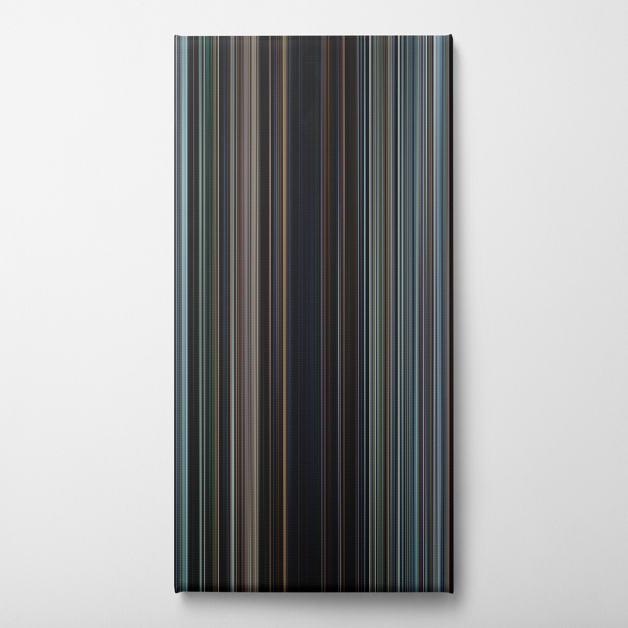 Rogue One - A Star Wars Story (2016) CineSpectrum Color Spectrum Canvas Print - Vertical on Wall