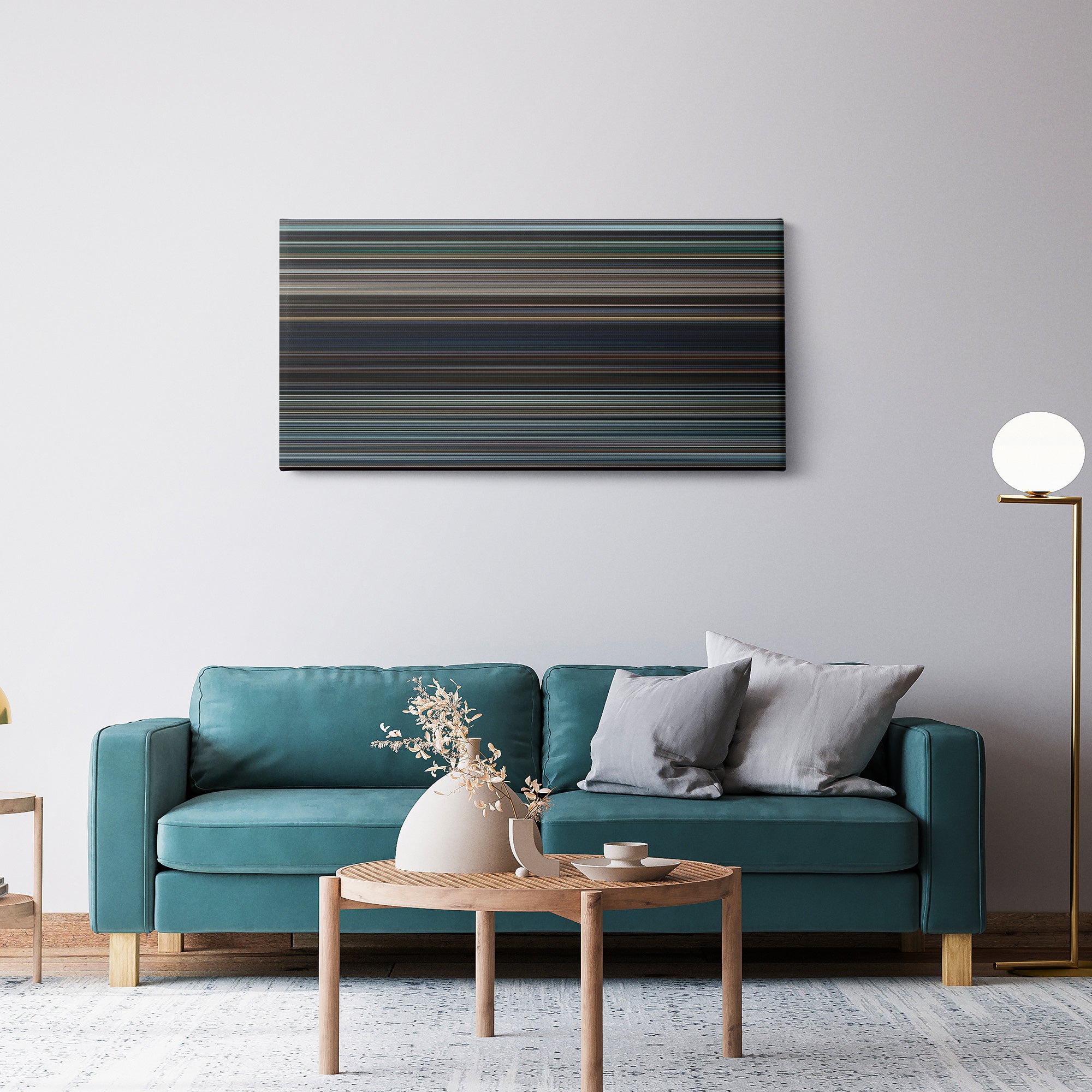 Rogue One - A Star Wars Story (2016) CineSpectrum Color Spectrum Canvas Print - Hanging Horizontal on Wall in Room