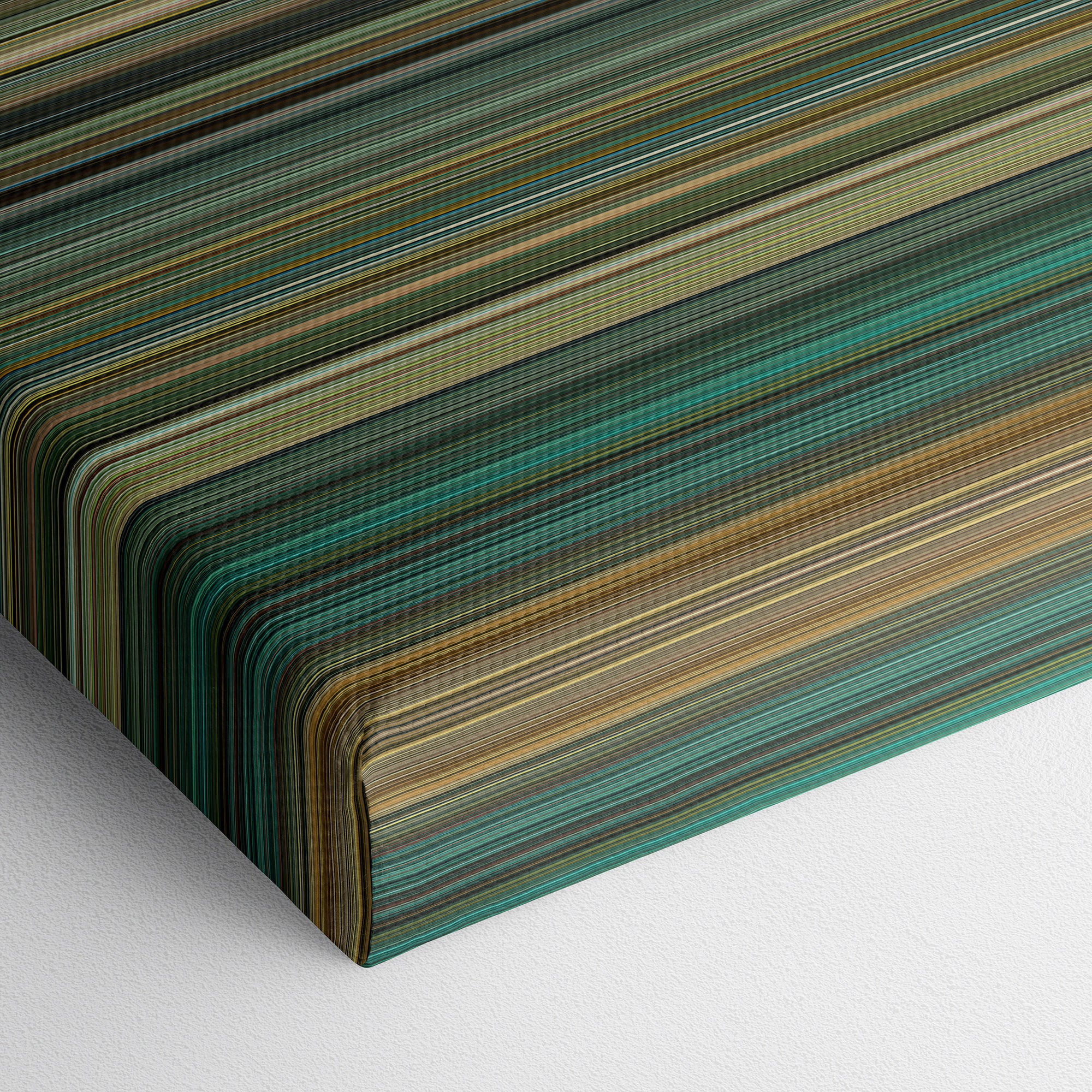 Rush (2013) CineSpectrum Color Spectrum Canvas Print - Close Up of Bottom of Print