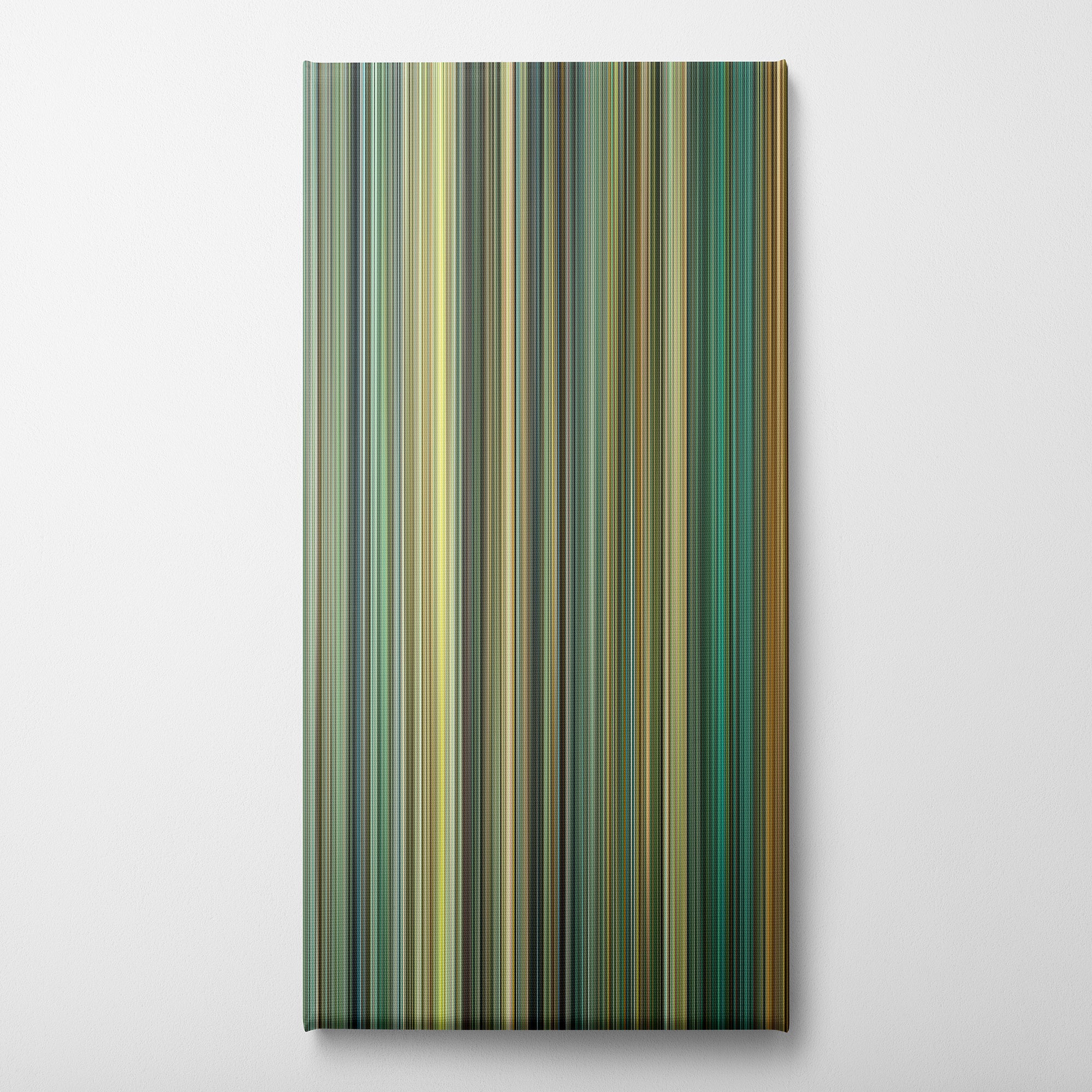 Rush (2013) CineSpectrum Color Spectrum Canvas Print - Vertical on Wall