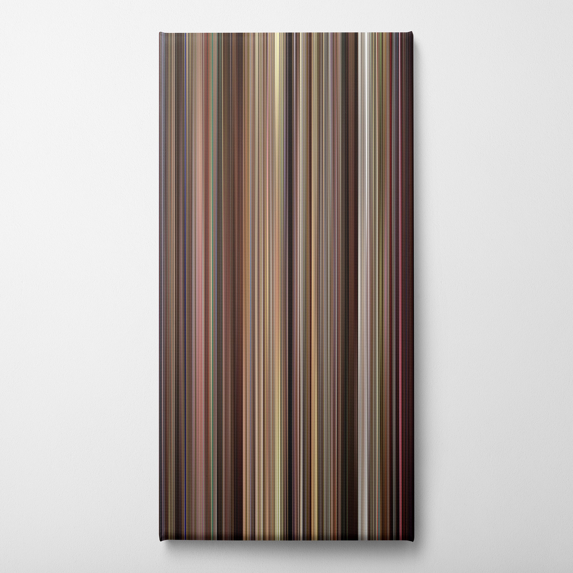 Rushmore (1998) CineSpectrum Color Spectrum Canvas Print - Vertical on Wall