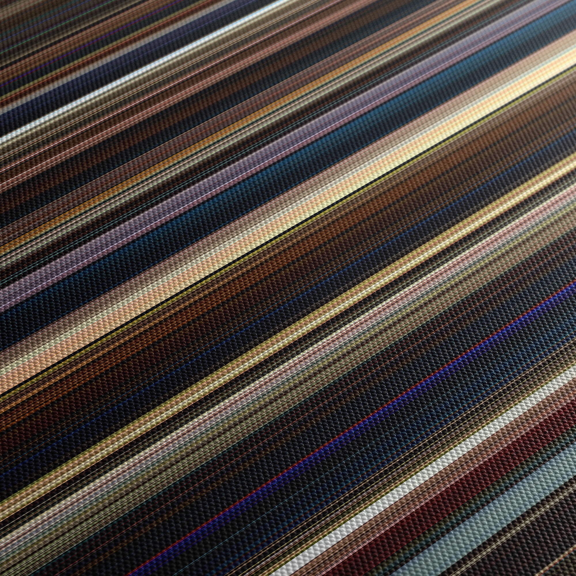 Saltburn (2023) CineSpectrum Color Spectrum Canvas Print - Close Up of Middle of Print