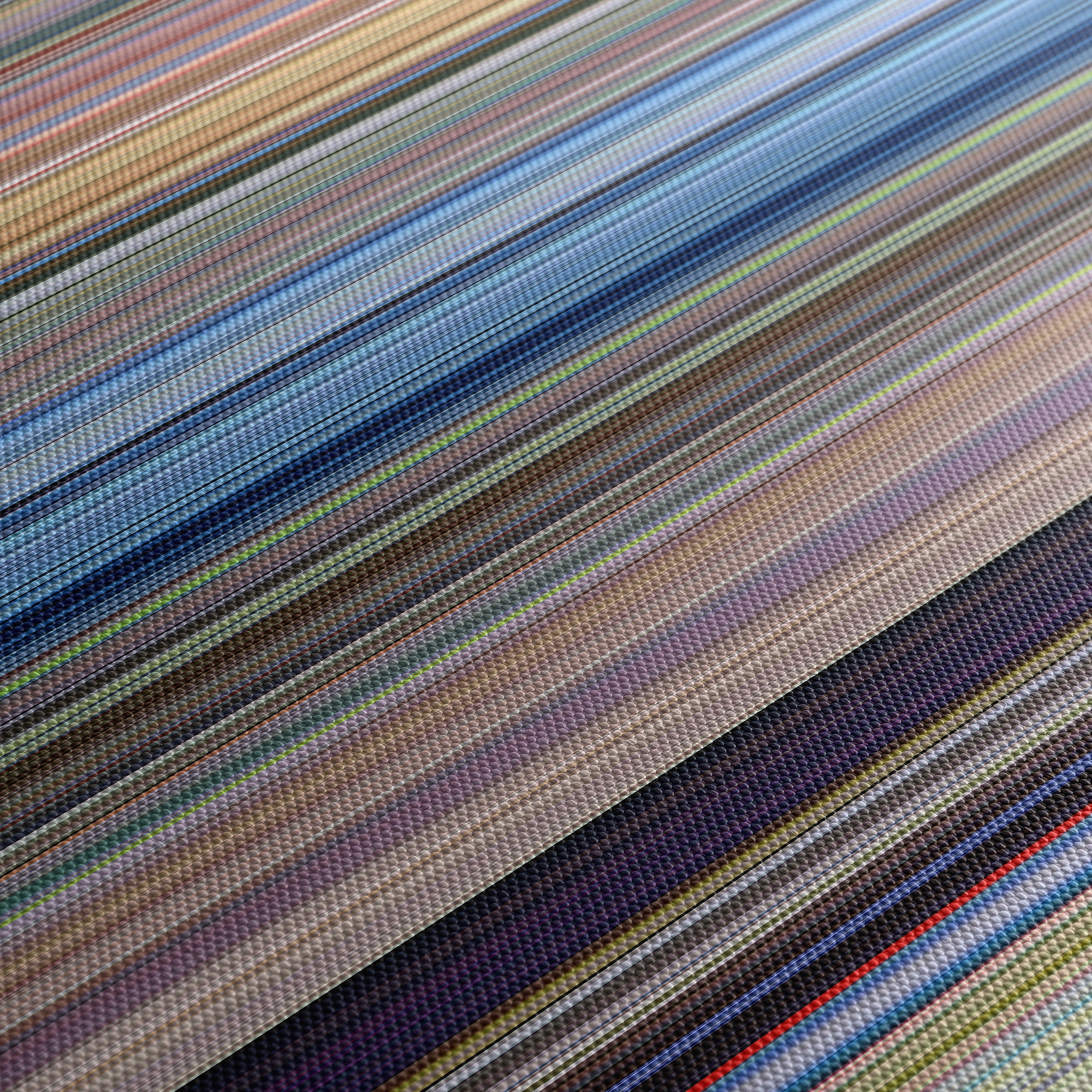 Saludos Amigos (1942) CineSpectrum Color Spectrum Canvas Print - Close Up of Middle of Print