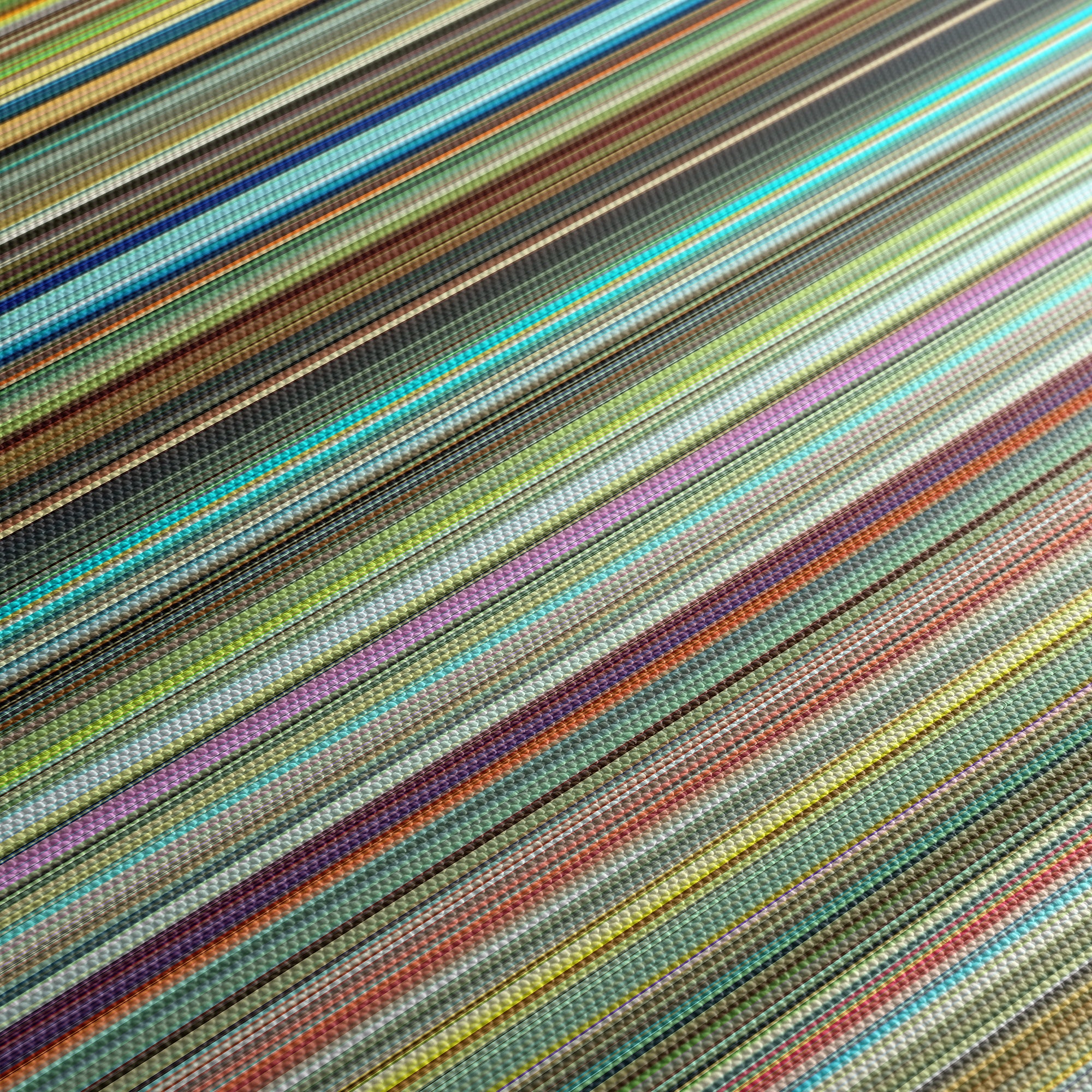 Samsara (2011) CineSpectrum Color Spectrum Canvas Print - Close Up of Middle of Print
