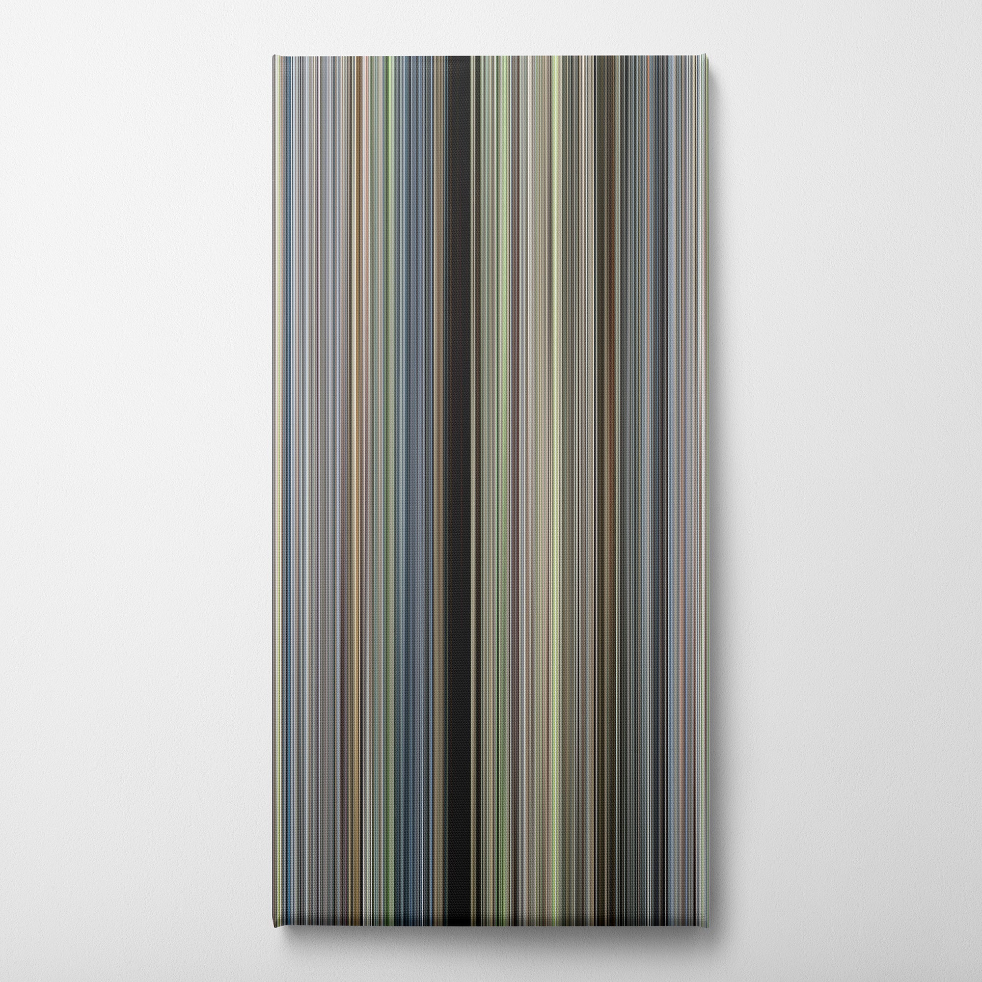 Saving Private Ryan (1998) CineSpectrum Color Spectrum Canvas Print - Vertical on Wall