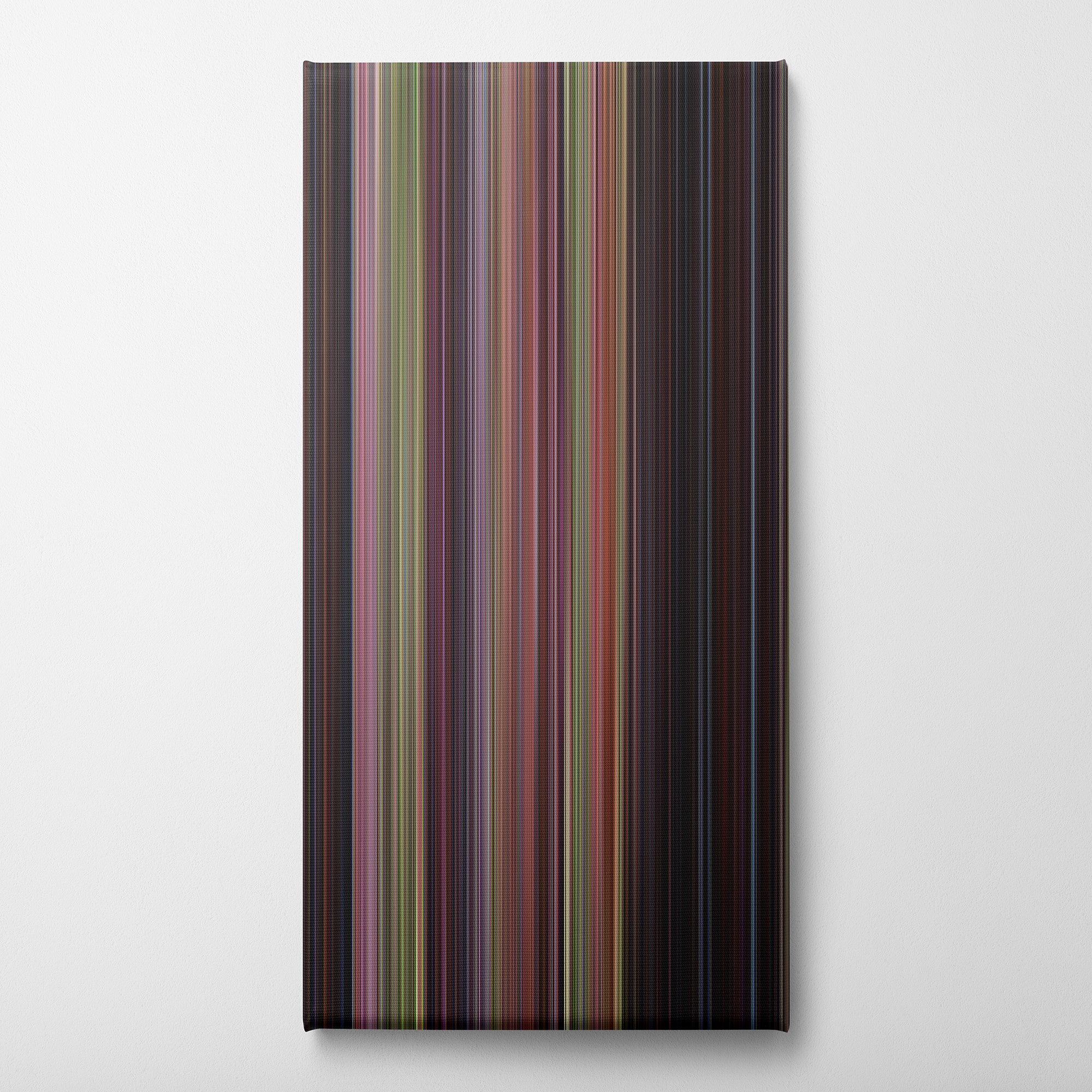 Scream 2 (1997) CineSpectrum Color Spectrum Canvas Print - Vertical on Wall