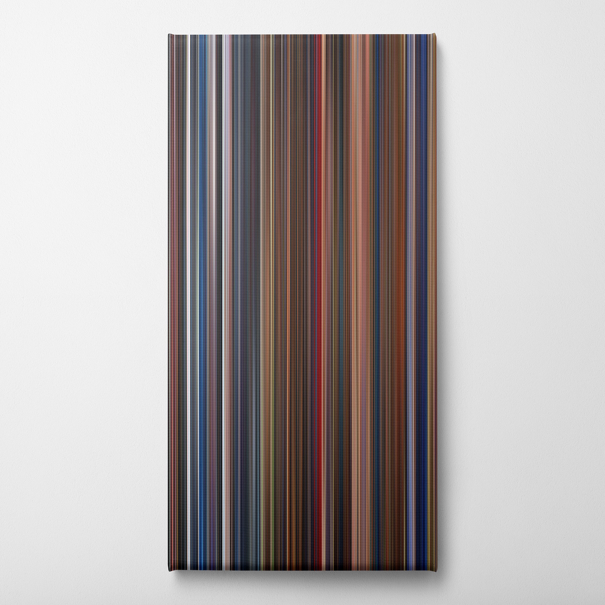 Seed of Chucky (2004) CineSpectrum Color Spectrum Canvas Print - Vertical on Wall