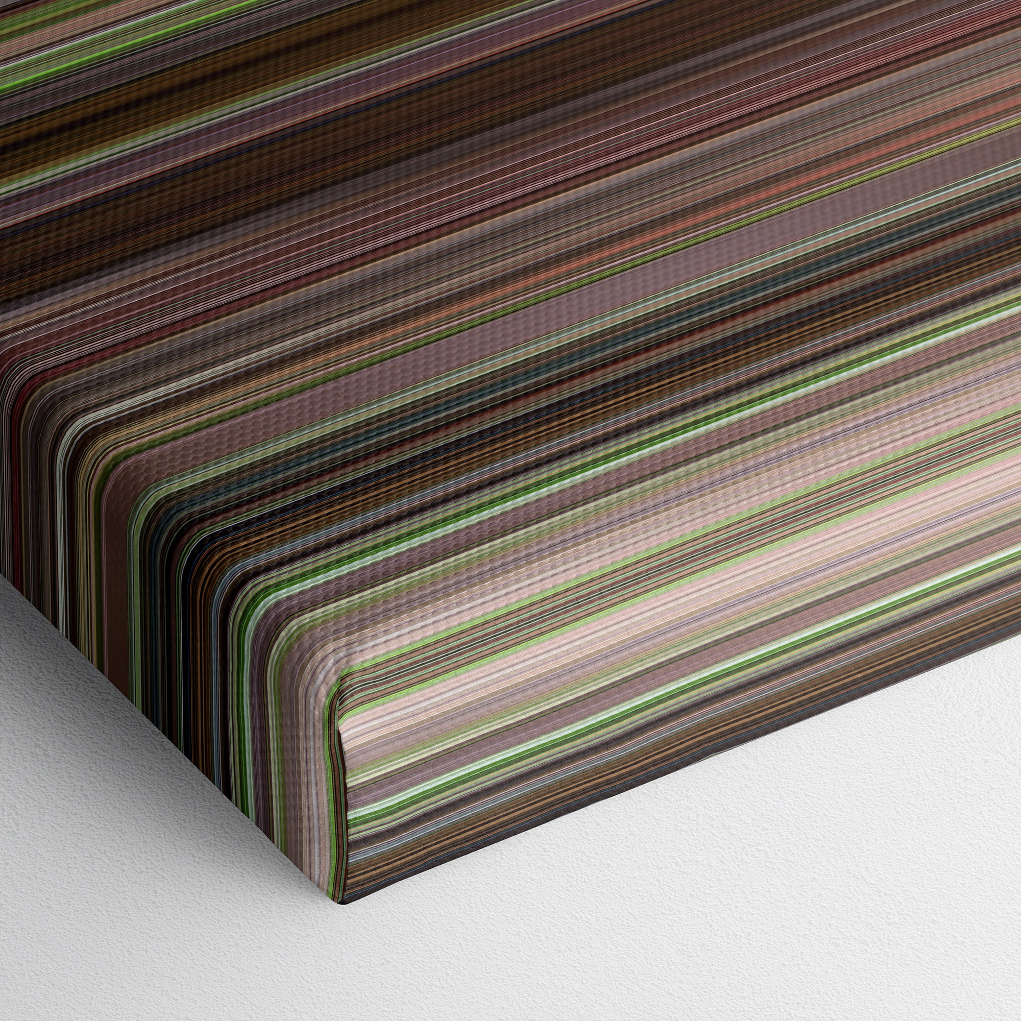Sense and Sensibility (1995) CineSpectrum Color Spectrum Canvas Print - Close Up of Bottom of Print