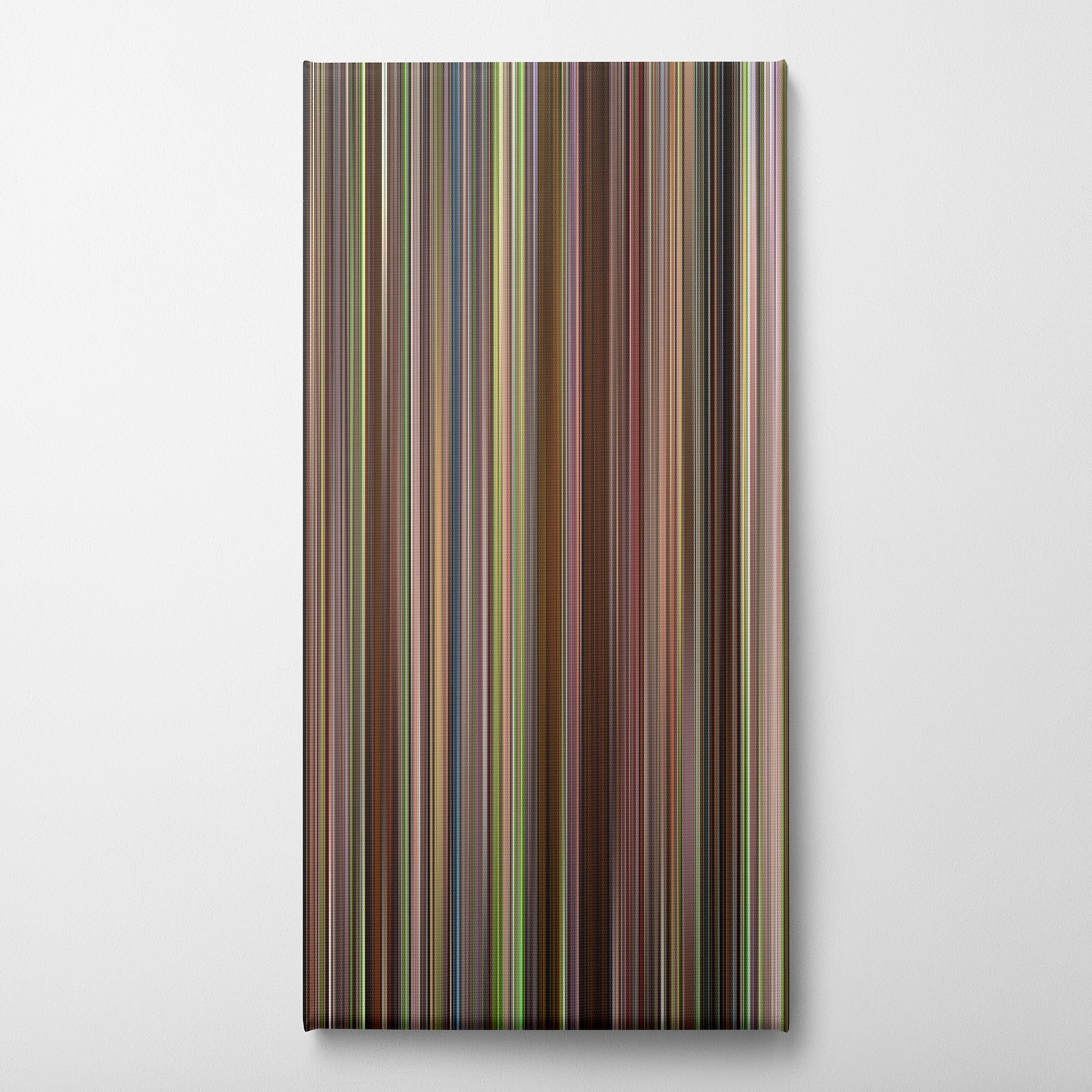 Sense and Sensibility (1995) CineSpectrum Color Spectrum Canvas Print - Vertical on Wall