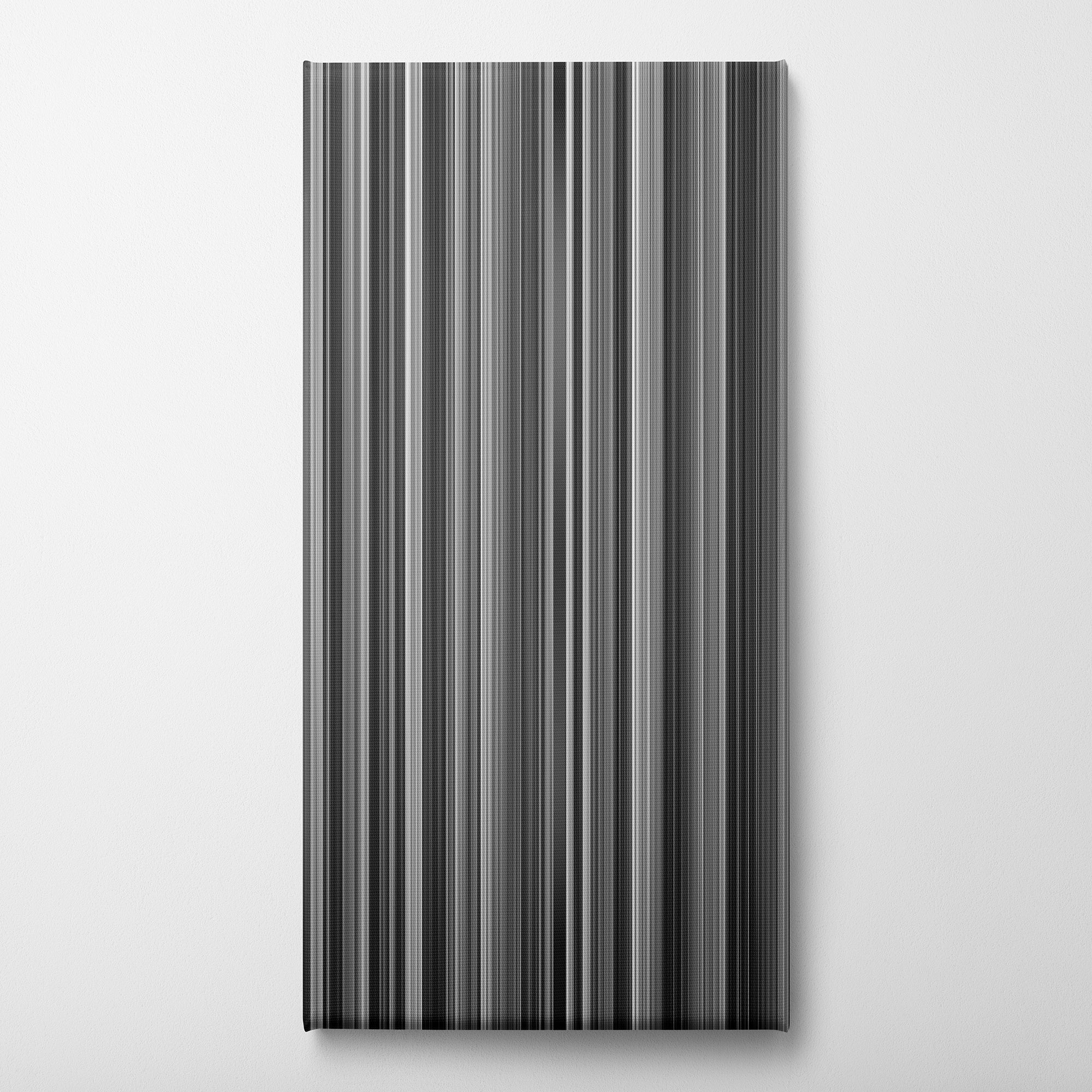 Seven Samurai (1954) CineSpectrum Color Spectrum Canvas Print - Vertical on Wall