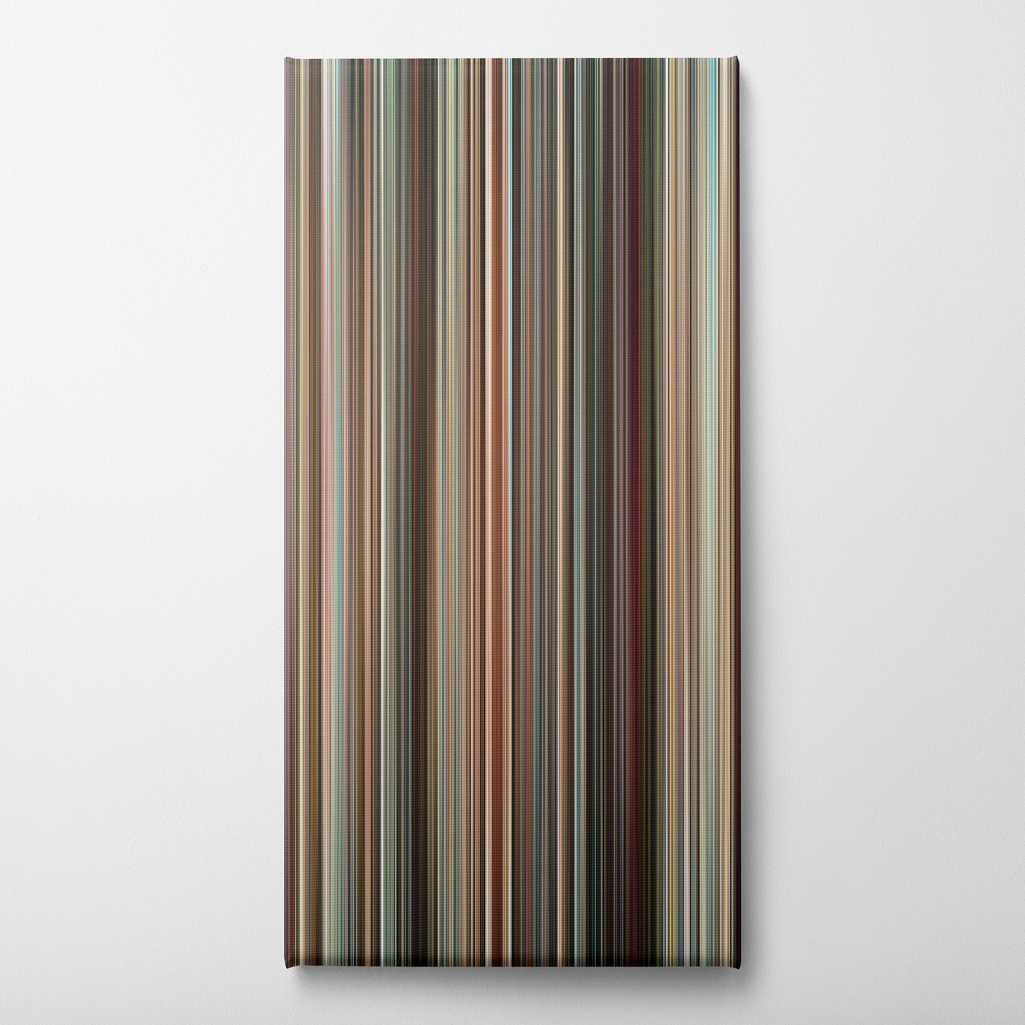 Sex And The City (2008) CineSpectrum Color Spectrum Canvas Print - Vertical on Wall