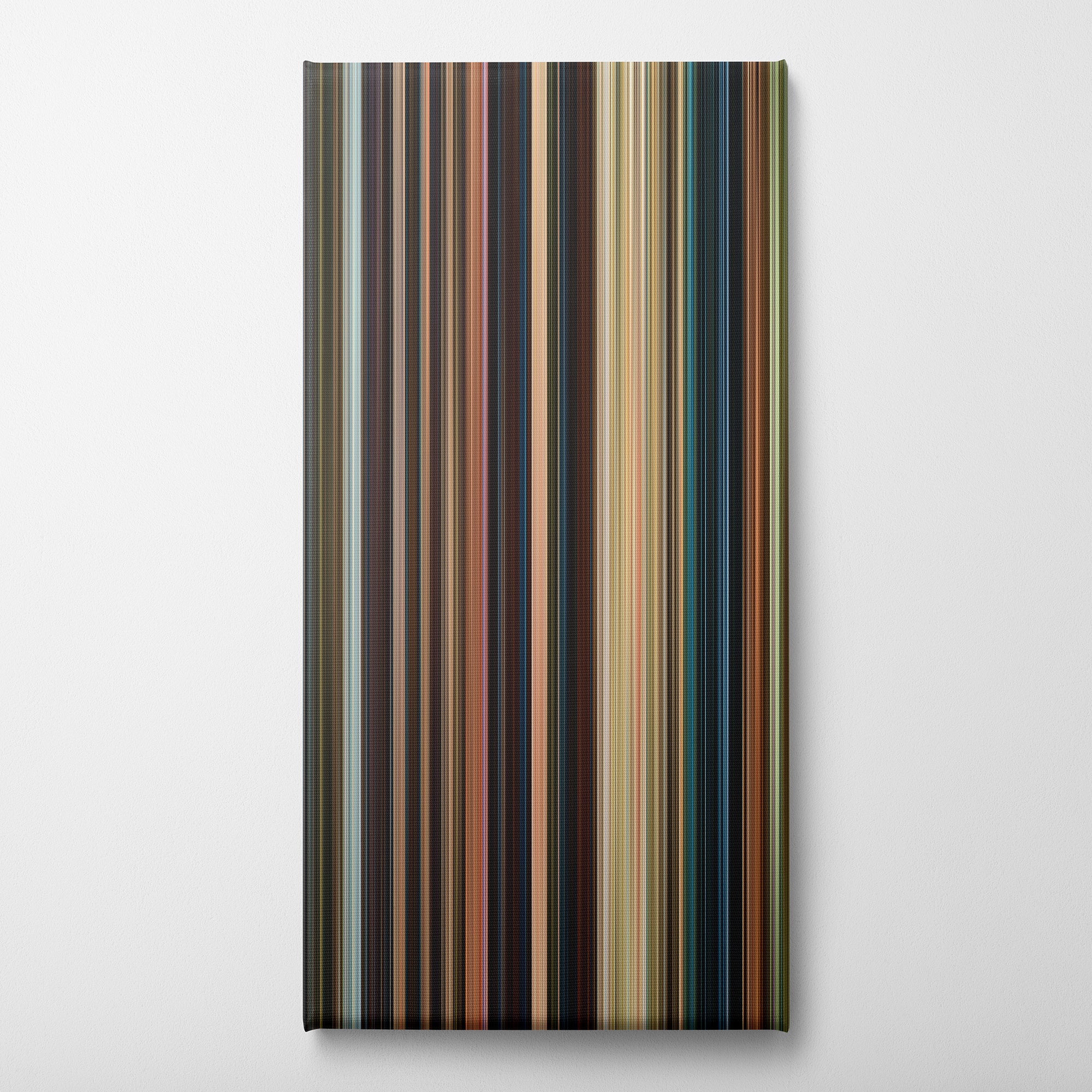 Shazam Fury of the Gods (2023) CineSpectrum Color Spectrum Canvas Print - Vertical on Wall
