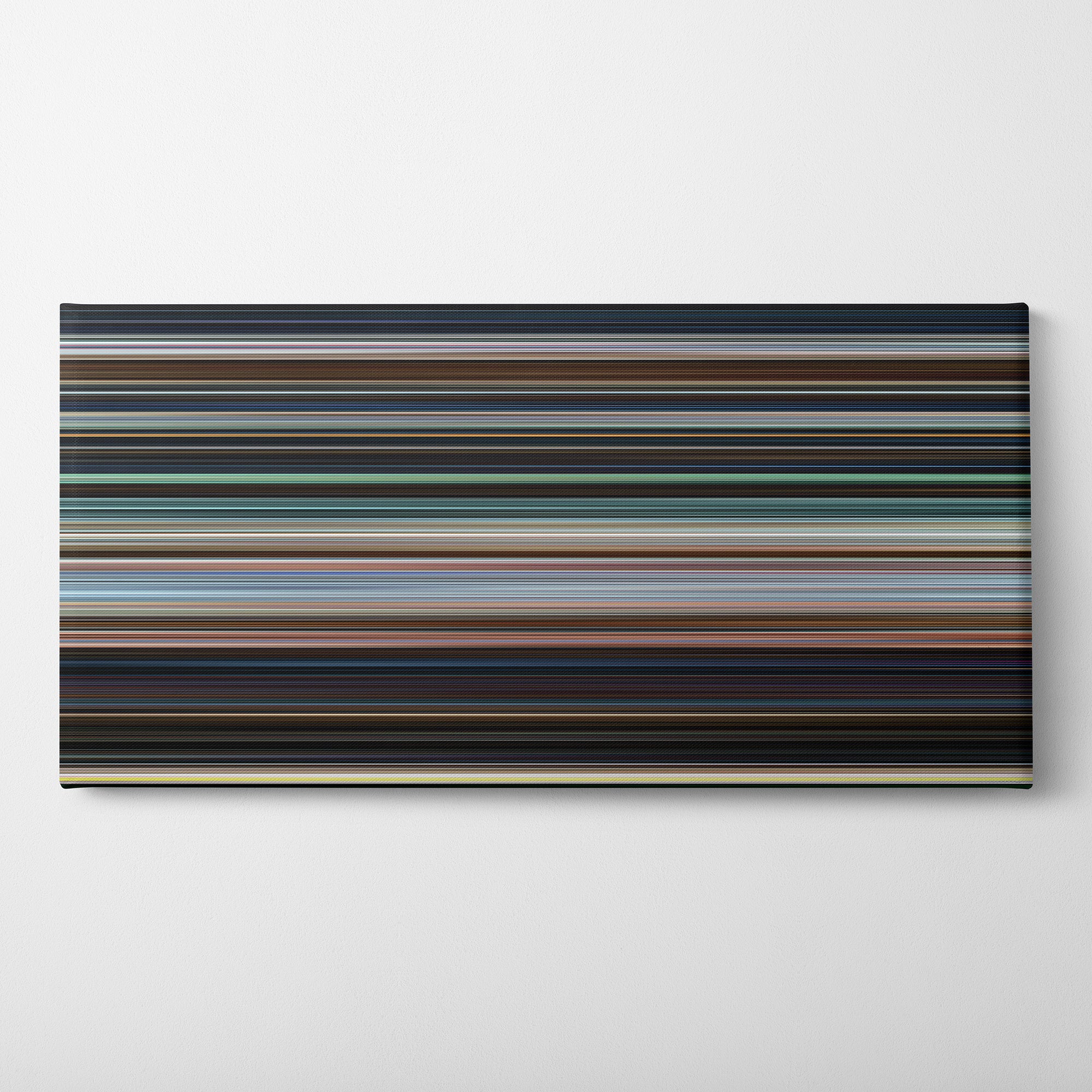 Shazam! (2019) CineSpectrum Color Spectrum Canvas Print - Horizontal on Wall