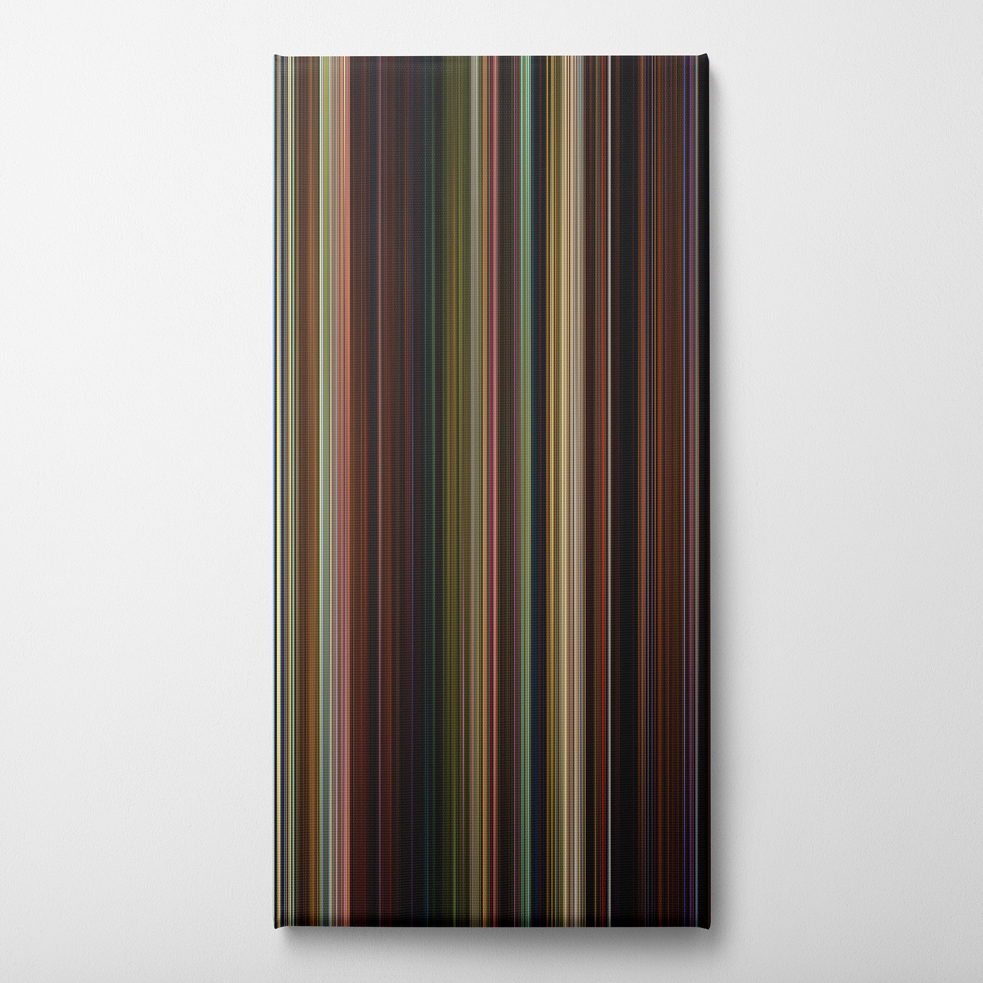 Shrek 2 (2004) CineSpectrum Color Spectrum Canvas Print - Vertical on Wall
