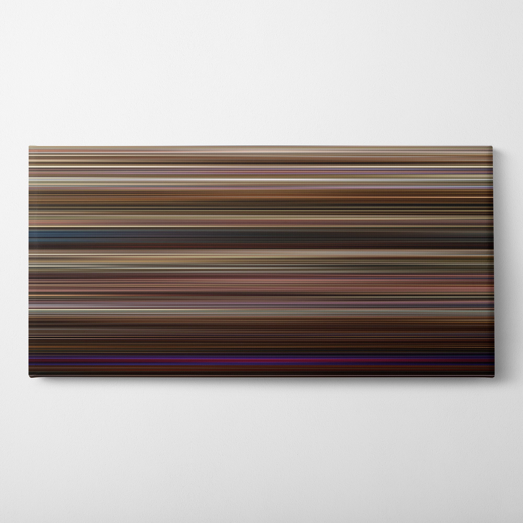 Silver Linings Playbook (2012) CineSpectrum Color Spectrum Canvas Print - Horizontal on Wall